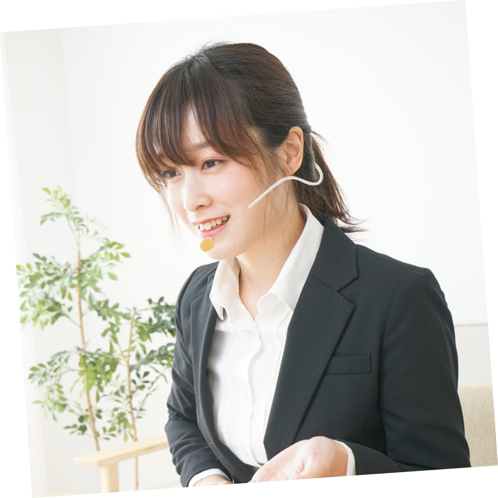 Vaguelly Single Ear Earset Headworn Over Ear Hanging Headset Microphone Mini Xlr 3 Pin Plug Earhook Microphone