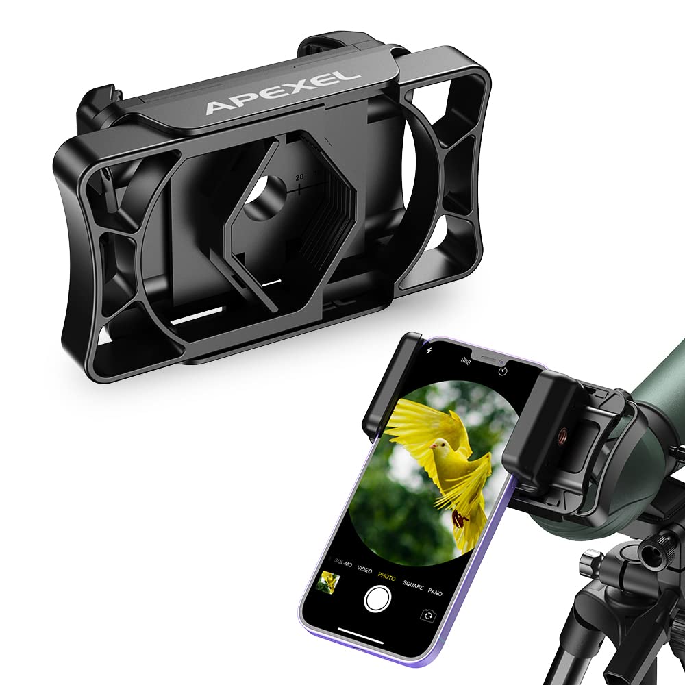Telescope Phone Adapter, Multipurpose Telescope Smartphone Adapter Mount, Universal Telescope Phone Mount Adapter For Adults Fit