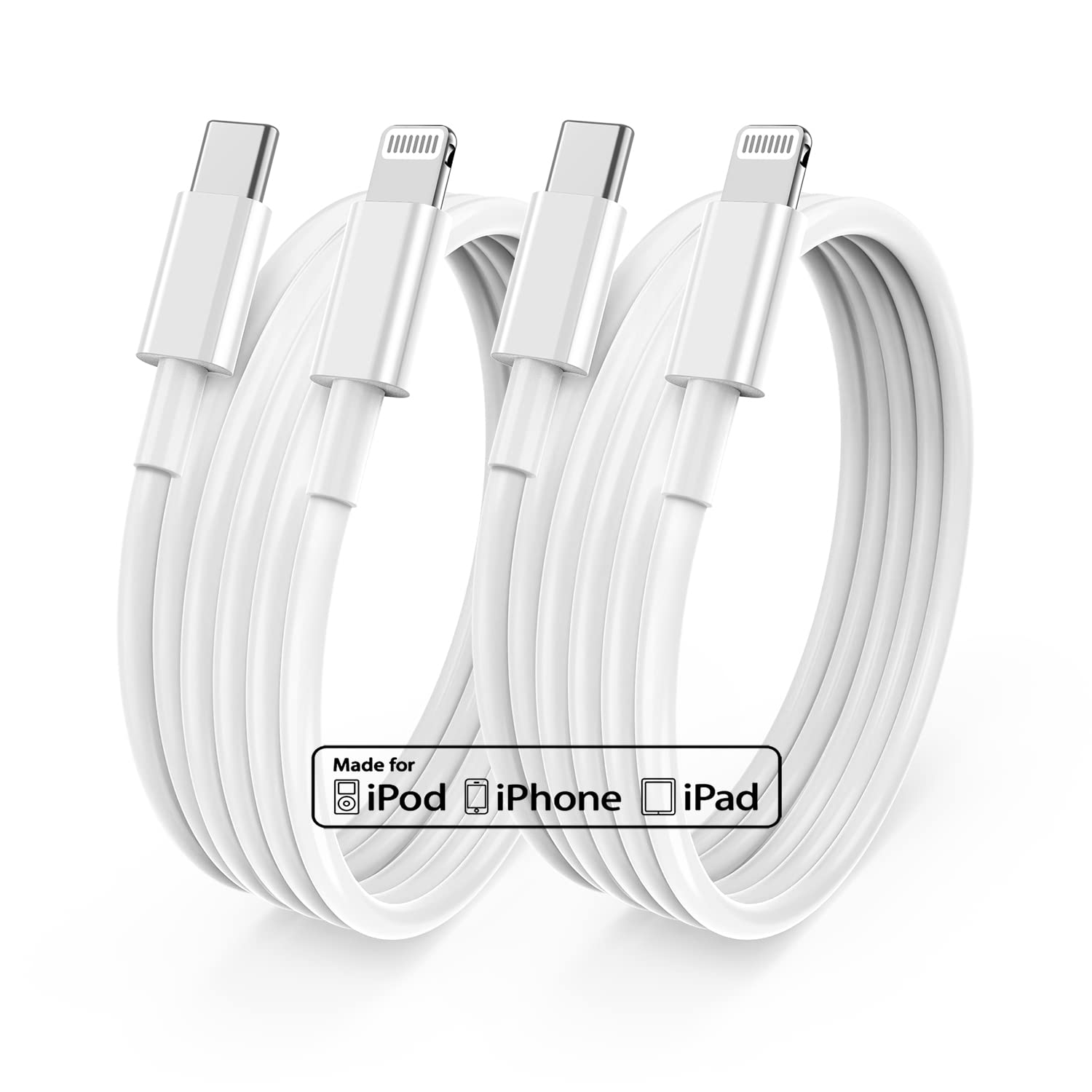 Long Iphone 12 13 14 Fast Charger Cable 6Ft,[Apple Mfi Certified] Usb C To Lightning Cable,Type C Port Support Apple Charging Co