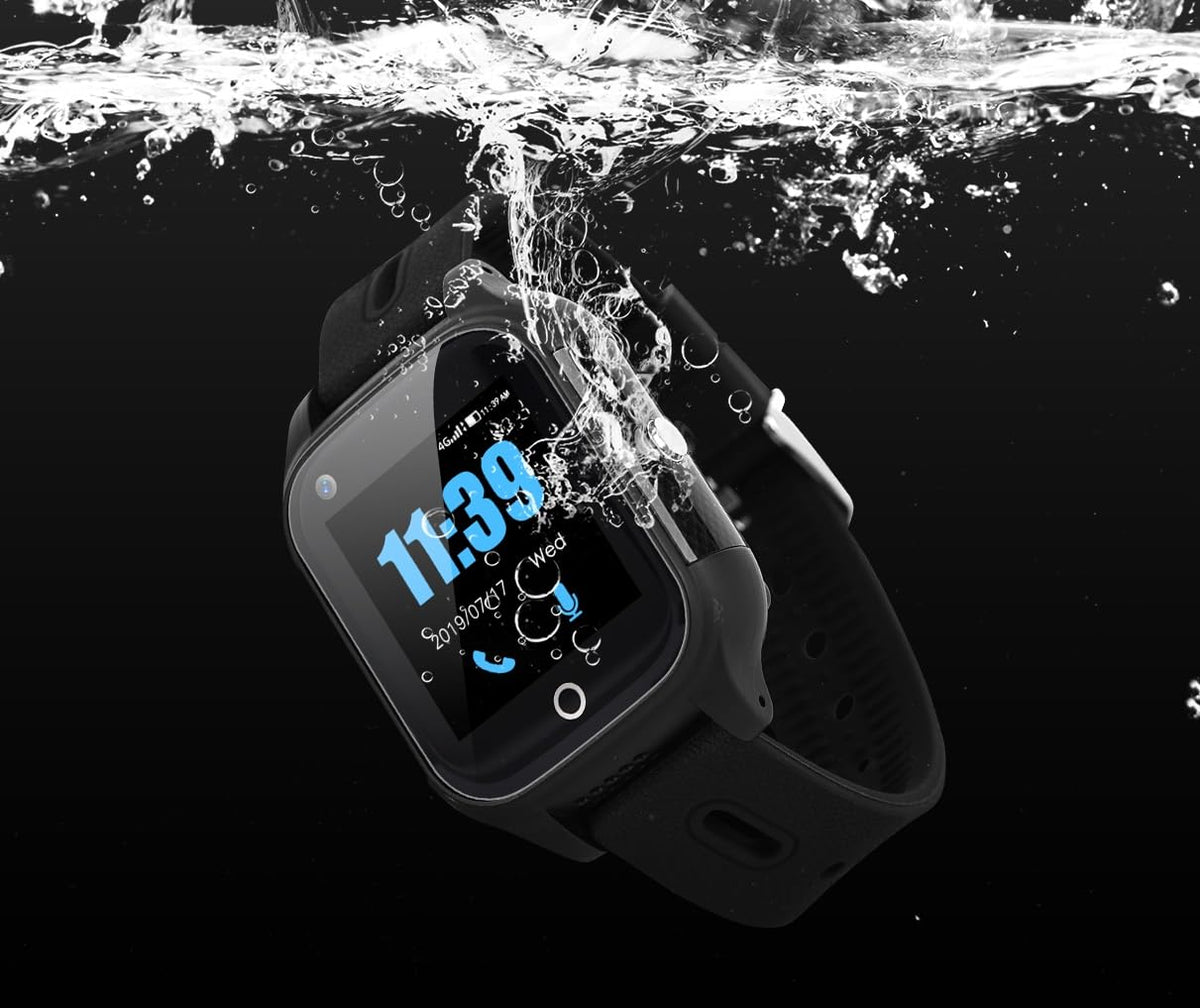 Smart Health Watch - No Contracts - One-Time Cost - No Monthly Fee - Fall Detection - Medical Alert Watch - Waterproof - Take It