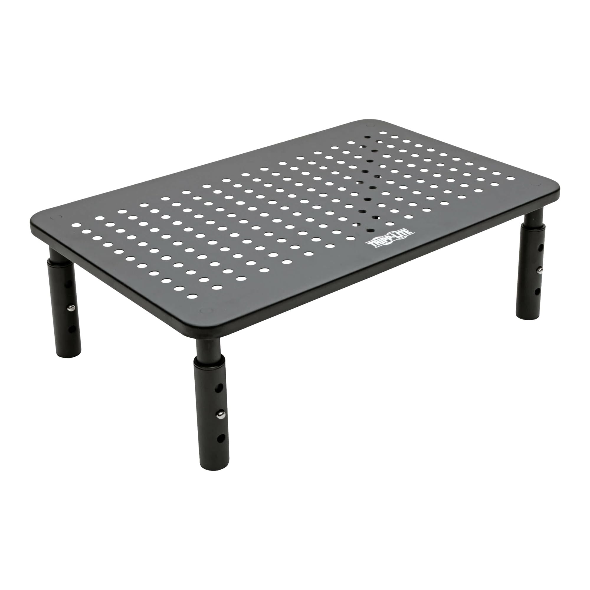 Tripp Lite Computer Monitor Stand, Adjustable Height, 14 X 9 In., Metal, Black (Mr1411M)