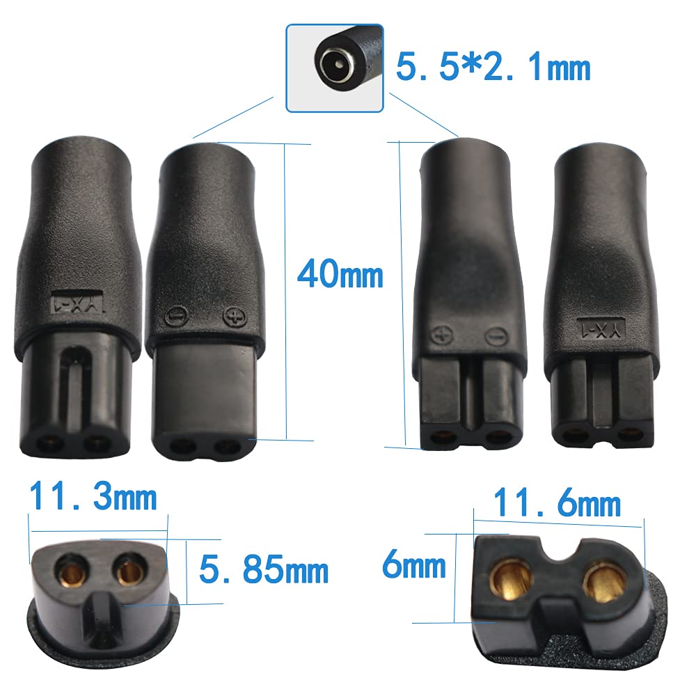 Rgzhihuifz Power Cord 5V Replacement Charger Usb Adapter Is Suitable For A Variety Of Electric Hairdressers, Shavers, Purifiers,