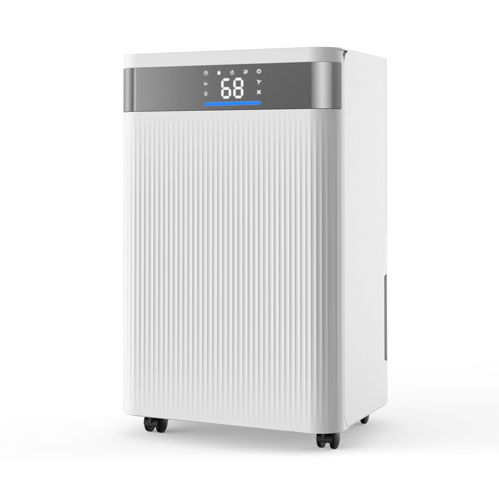 VEVOR 35 Pints Dehumidifier for Home & Basement, 2500 Sq.Ft Coverage, Drain Hose for Commercial & Industrial Use, Smart Humidity
