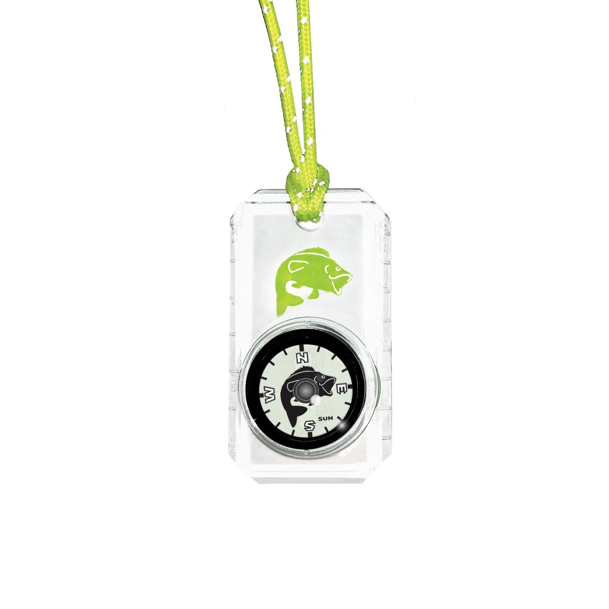 Big Discoveries Wildlife Compass For Kids   Children'S Compasses For Camping, Hiking, And Exploring | Break Away Neon Lanyard