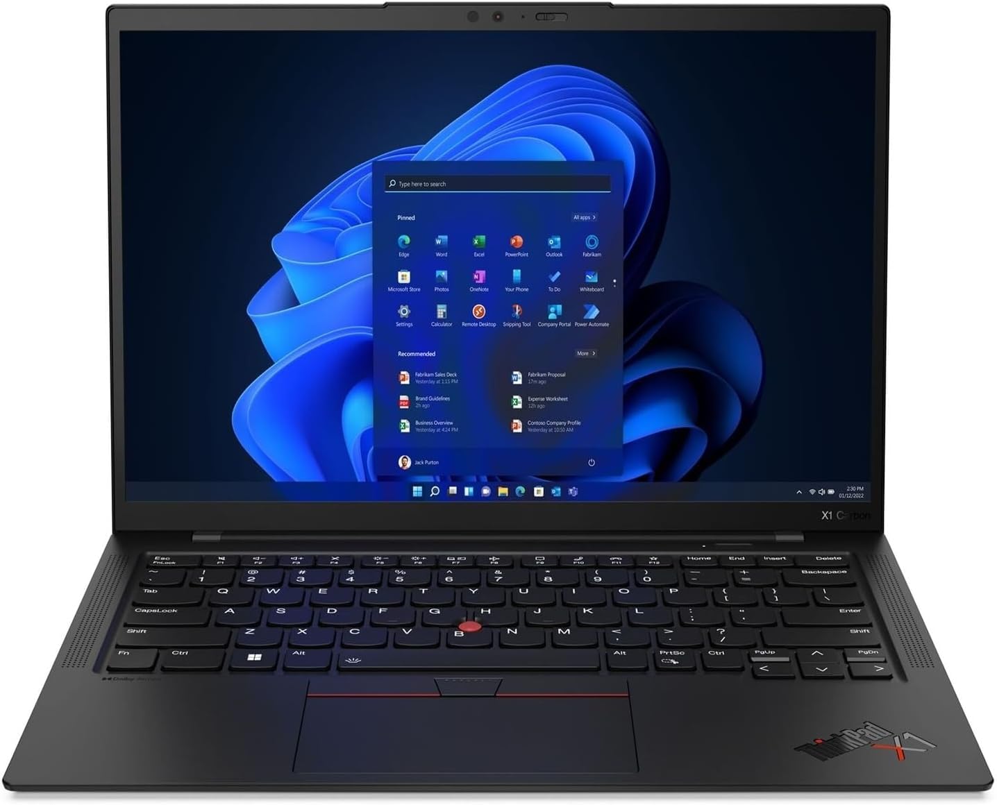 Lenovo Gen 11 ThinkPad X1 Carbon Laptop with Intel Intel Core i7-1365U vPro Processor, 14 WUXGA 100% sRGB 400 nits Touchscreen, 