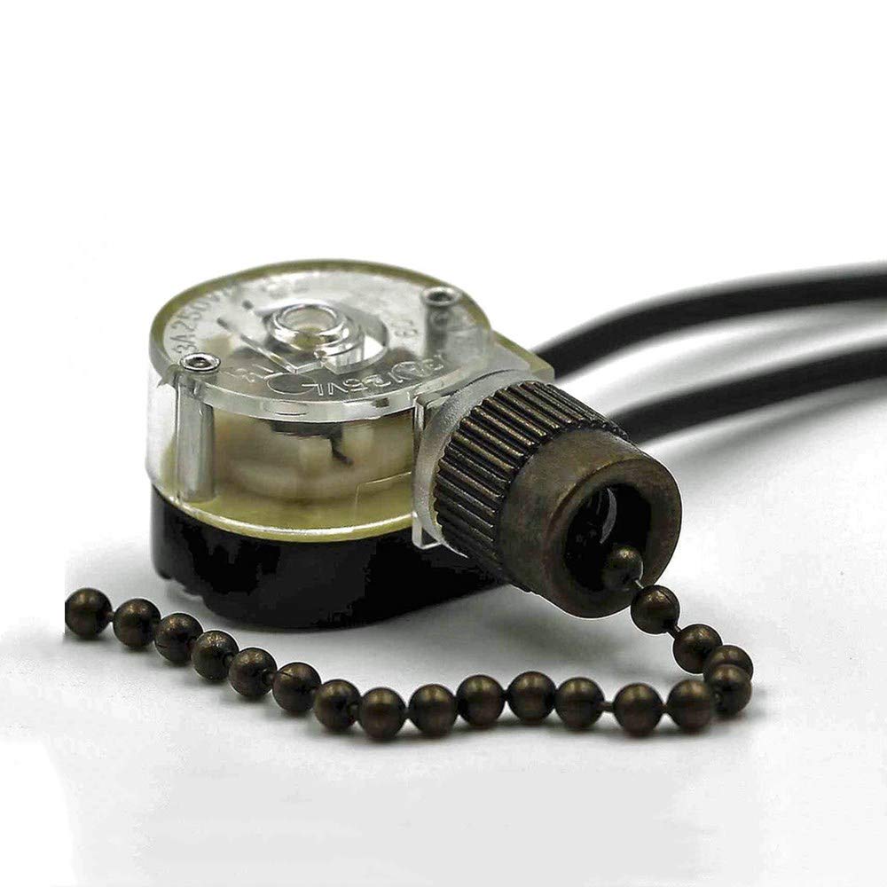 Pull Chain Switch Zing Ear Ze 109 Ceiling Fan Switch Ceiling Fan Light Lamp Replacement 2 Pack Bronze