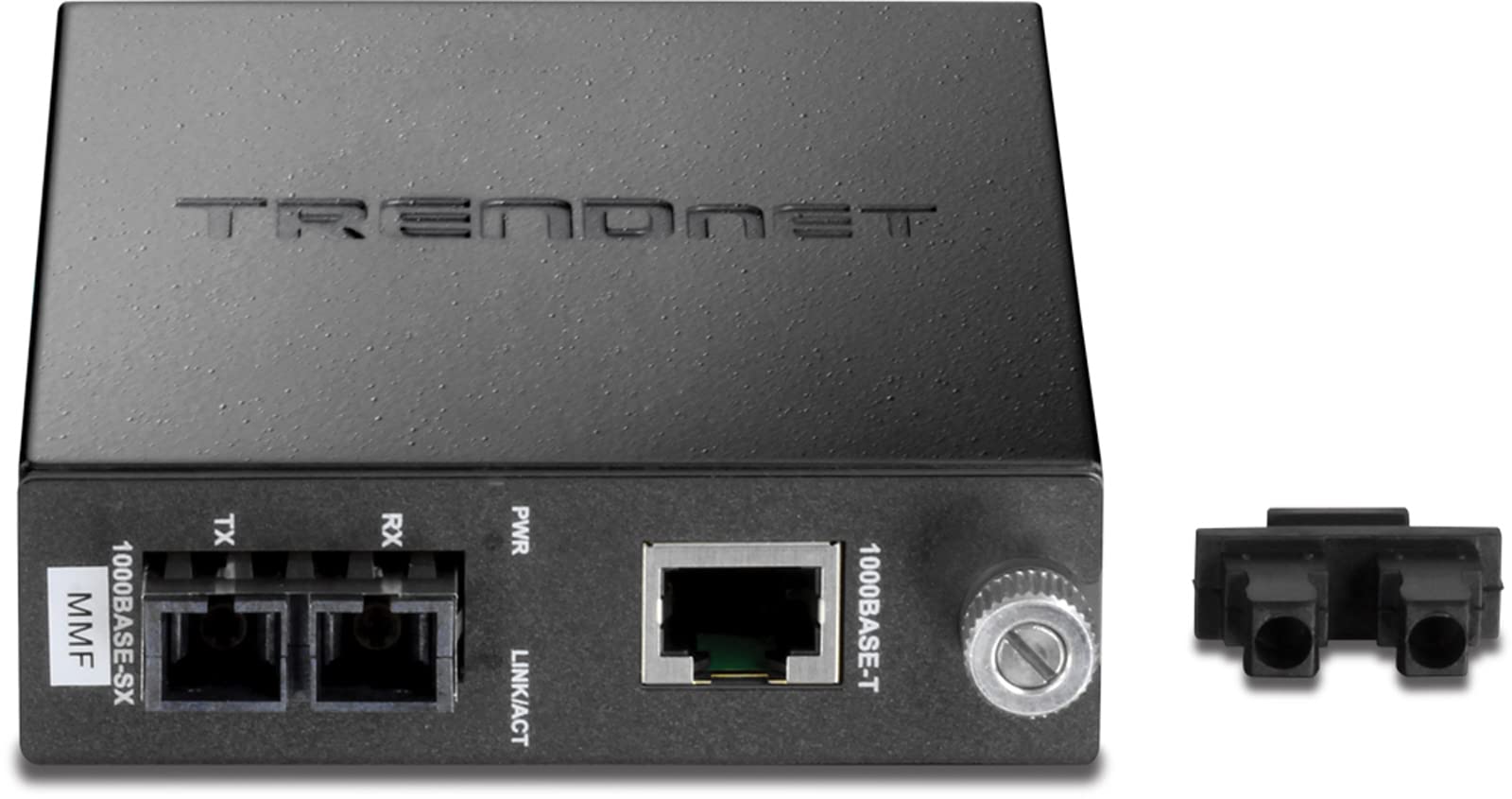 Trendnet Intelligent 1000Base T To 1000Base Sx Multi Mode Sc Fiber Media Converter, Up To 550M (1800 Ft), Fiber To Ethernet Conv