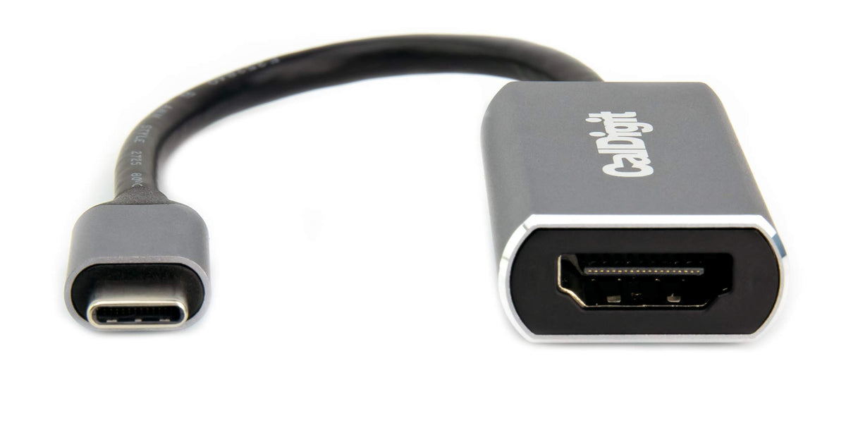 Caldigit Usb C To Hdmi Adapter   4K Display 60Hz, High Refresh Support, Hdr, Compatible With Thunderbolt 3/4 / Usb 3.1 / Usb4 Fo
