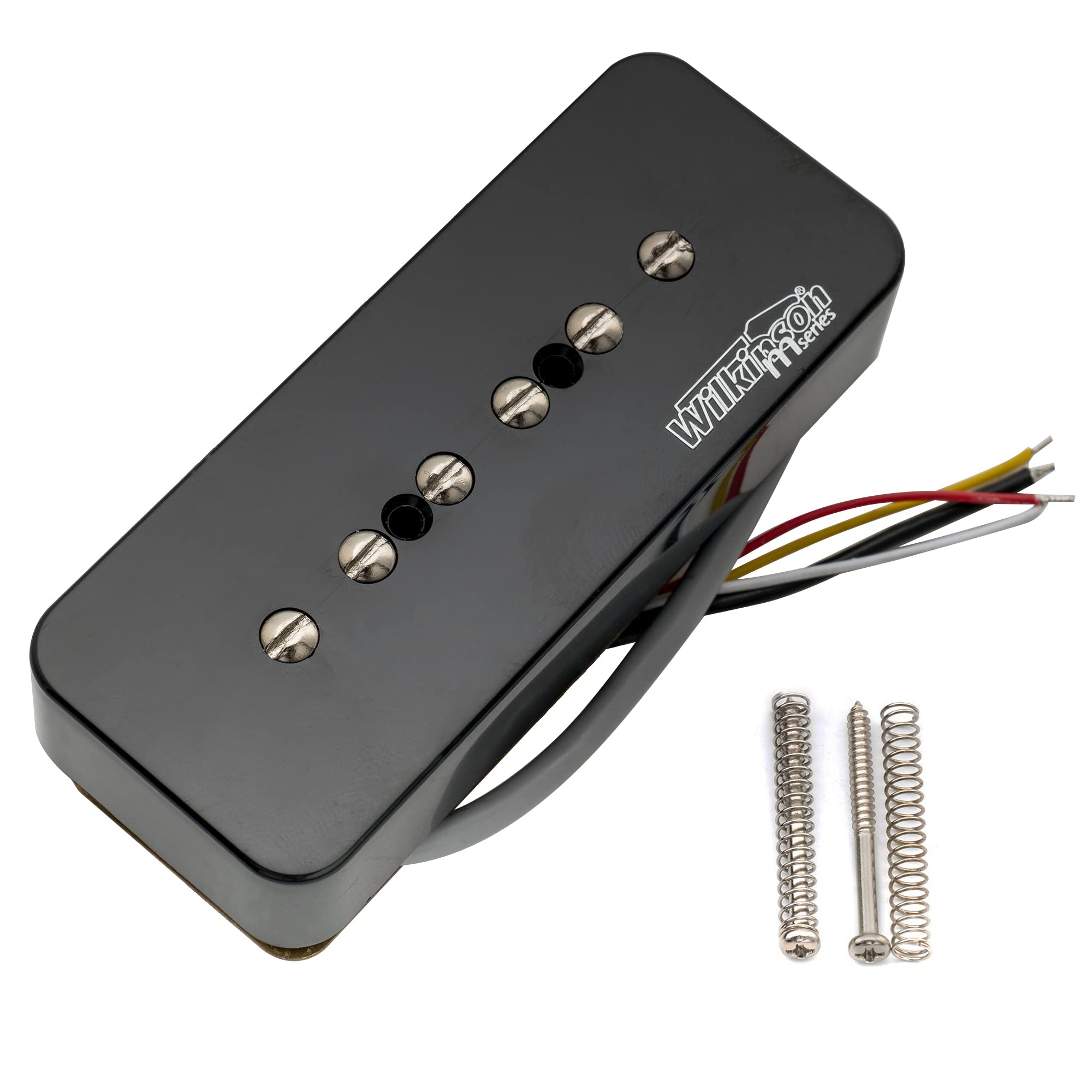 Wilkinson M Series Stacked P90 Soapbar Ceramic Magnet Humbucker Sized Single Coil Pickup Neck Pickup 10K For Sg/Lp Style Electri