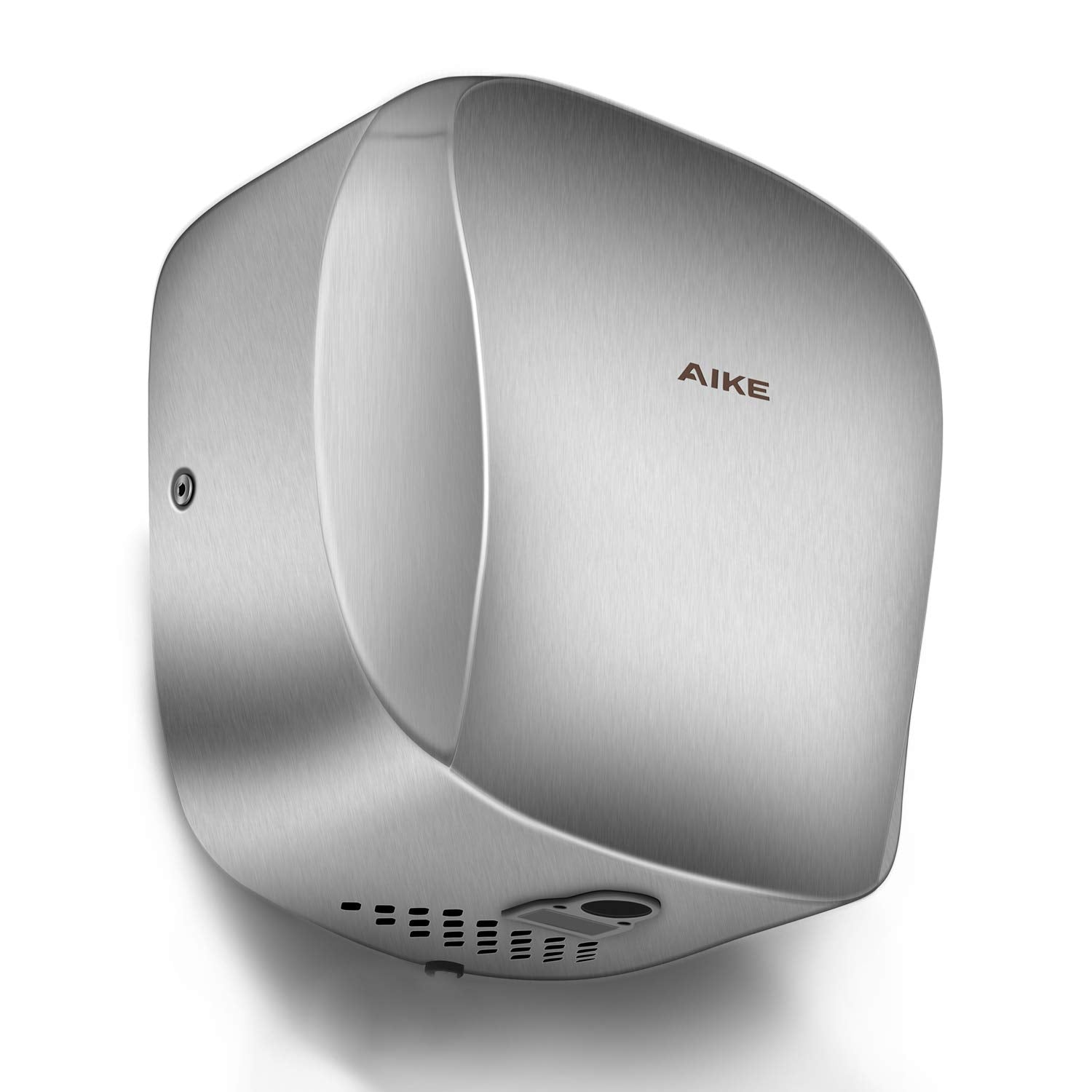 Aike Air Tank Heavy Duty Hand Dryer Hepa Filter Ul Approved 120V 1400W Brushed Stainless Steel Finish Model Ak2903