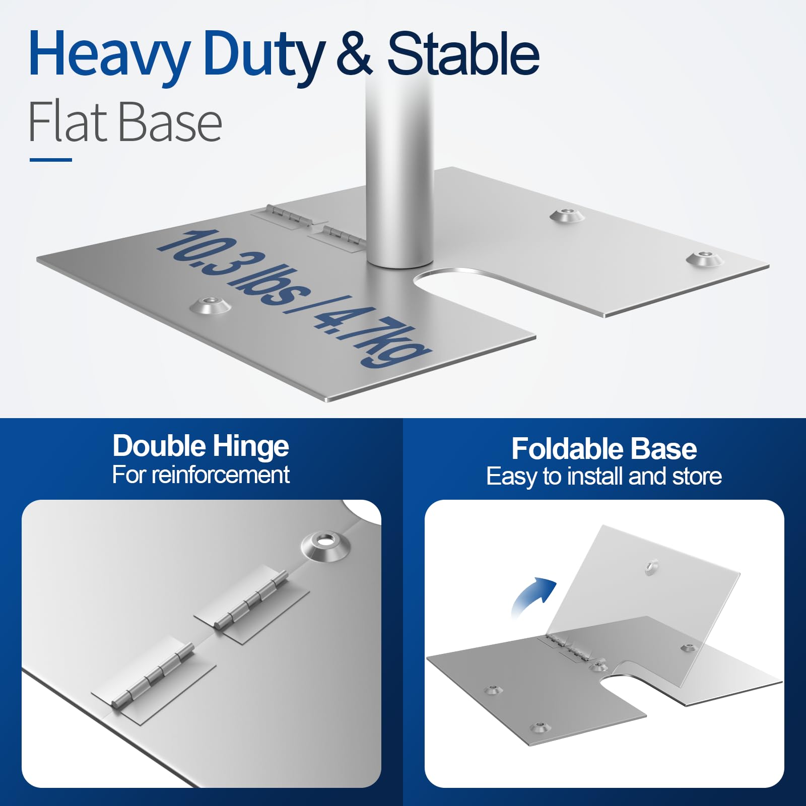 Qoolfoto Pipe And Drape Backdrop Stand, 10X10Ft Heavy Duty Adjustable Backdrop Frame With Metal Base, Background Holder For Part