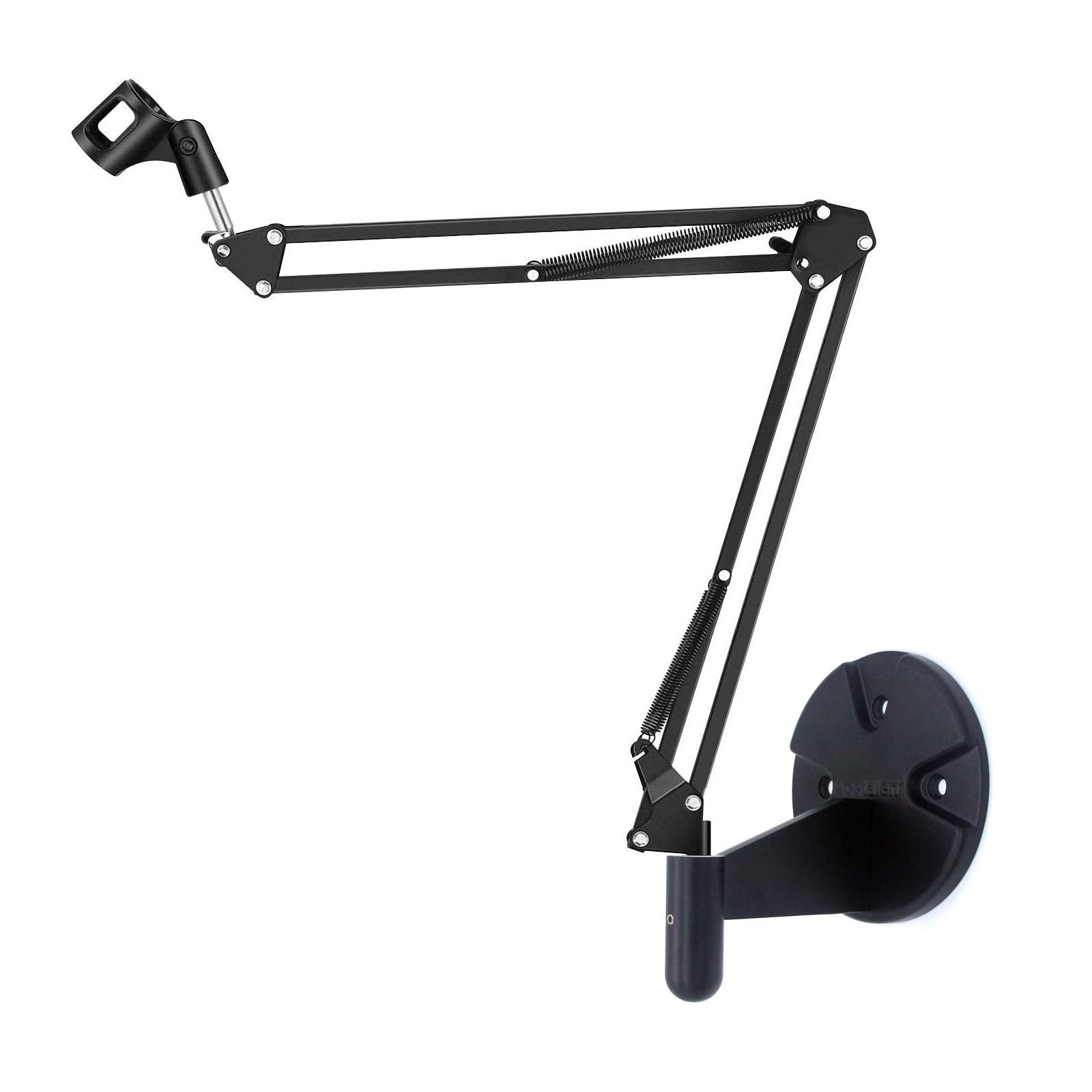 Microphone Wall Mount, Suspension Mic Stand Clip For Blue Yeti Snowball,Radio Broadcasting, Voice Over Sound, Stages,Tv Stations,Youtube