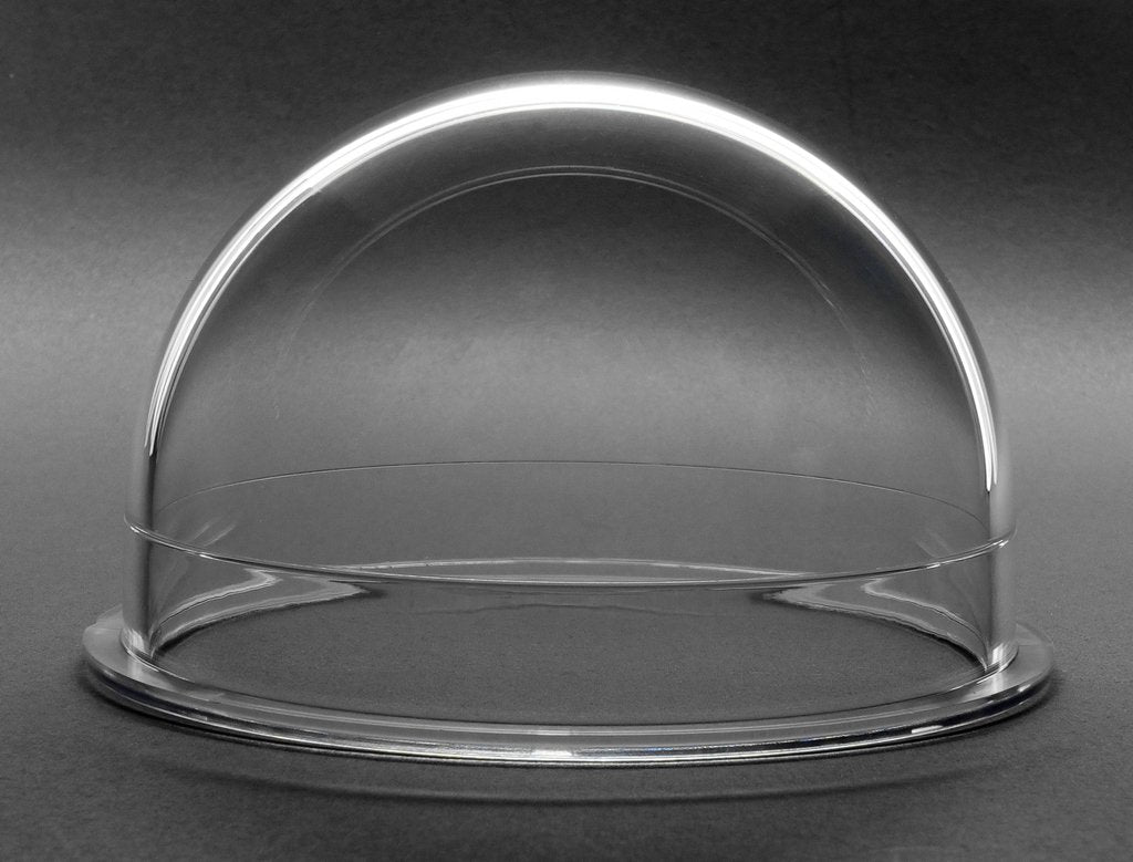 Jmx Acrylic/Pc Cctv Replacement Clear Camera Dome Cover Security Camera Housing Pet Dog Fence Window Skylight Window (3.8 Inches