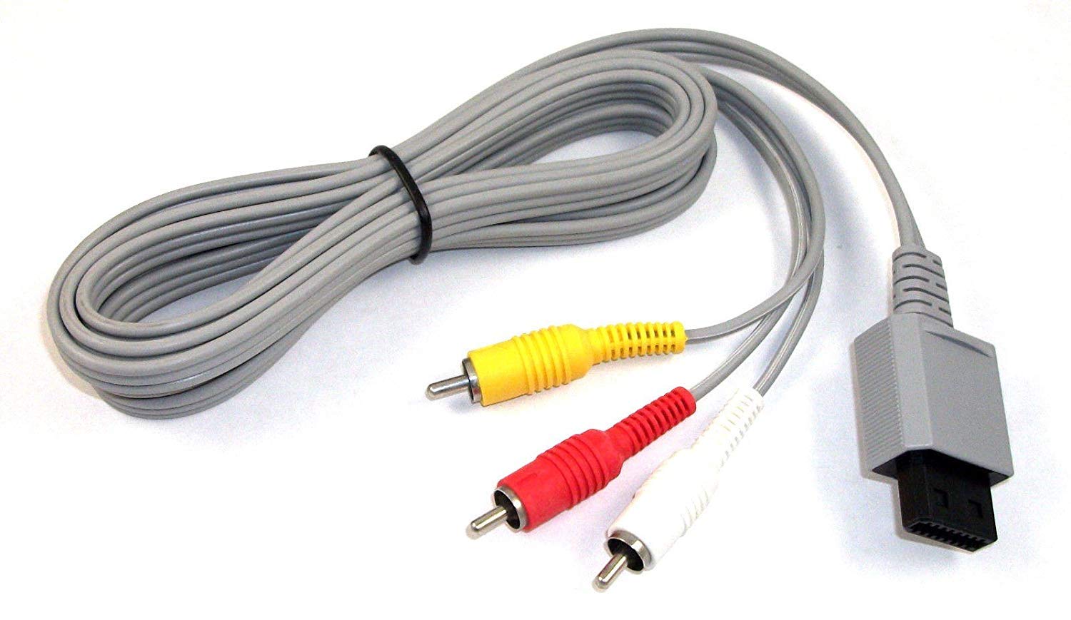 Wicareyo 1.8M Audio Video Av Rca Video Composite Cable Cord For Wii Console