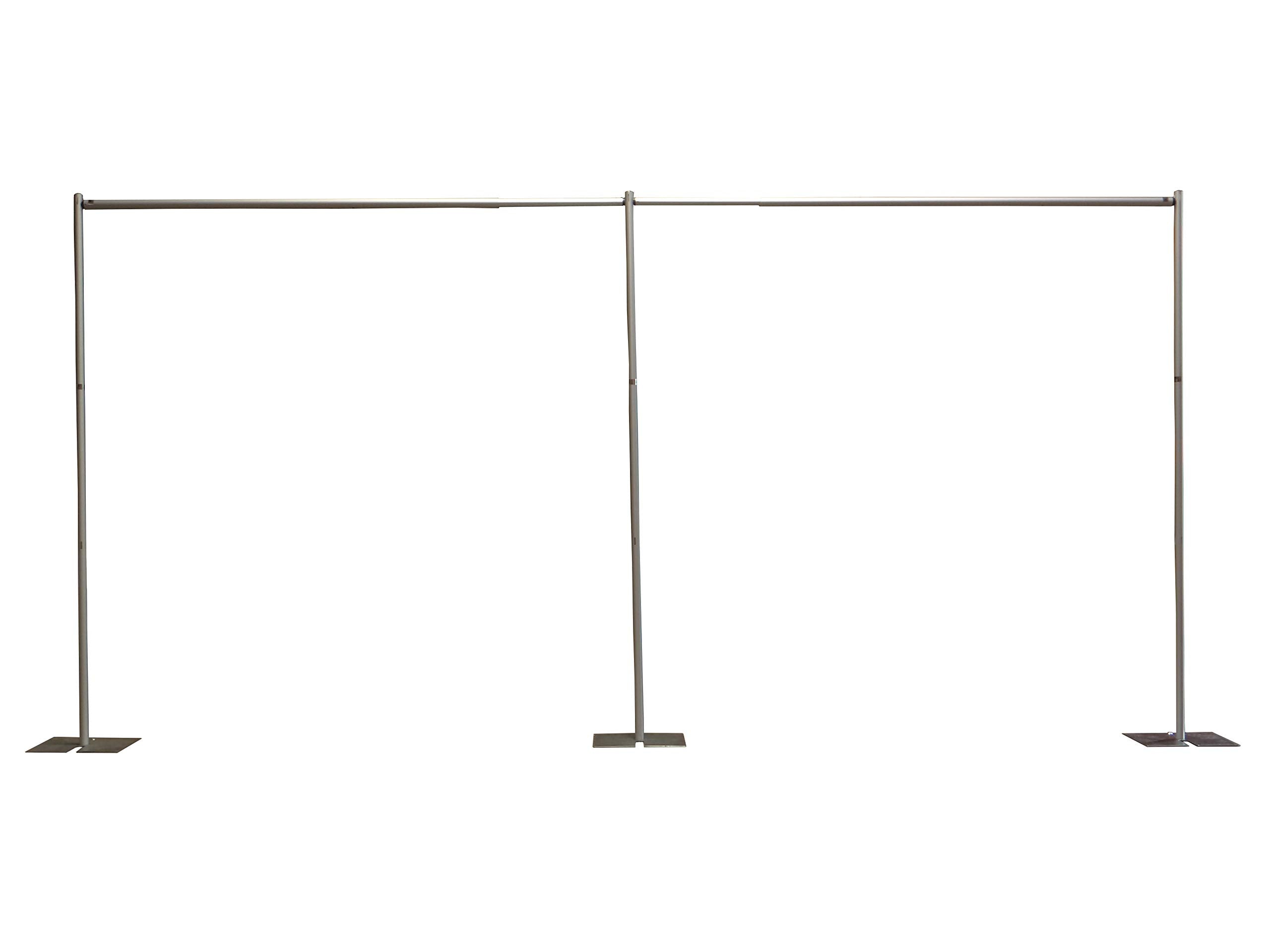 Onlineeei, Portable Pipe And Drape Backdrop Kit, 8Ft X 20Ft Breakapart, Drapes Not Included (No Drapes) (Bbd9990820C)