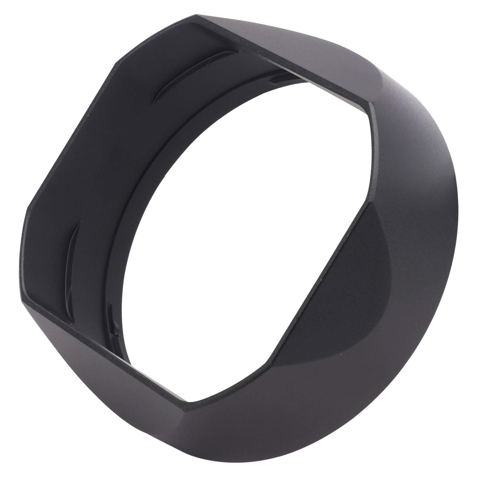 Haoge Lh-Op17 Square Metal Lens Hood With Metal Cap Set For Olympus M.Zuiko Ed 17Mm F1.2 25Mm F1.2 Pro, 12-40Mm F2.8 45Mm F/1.2
