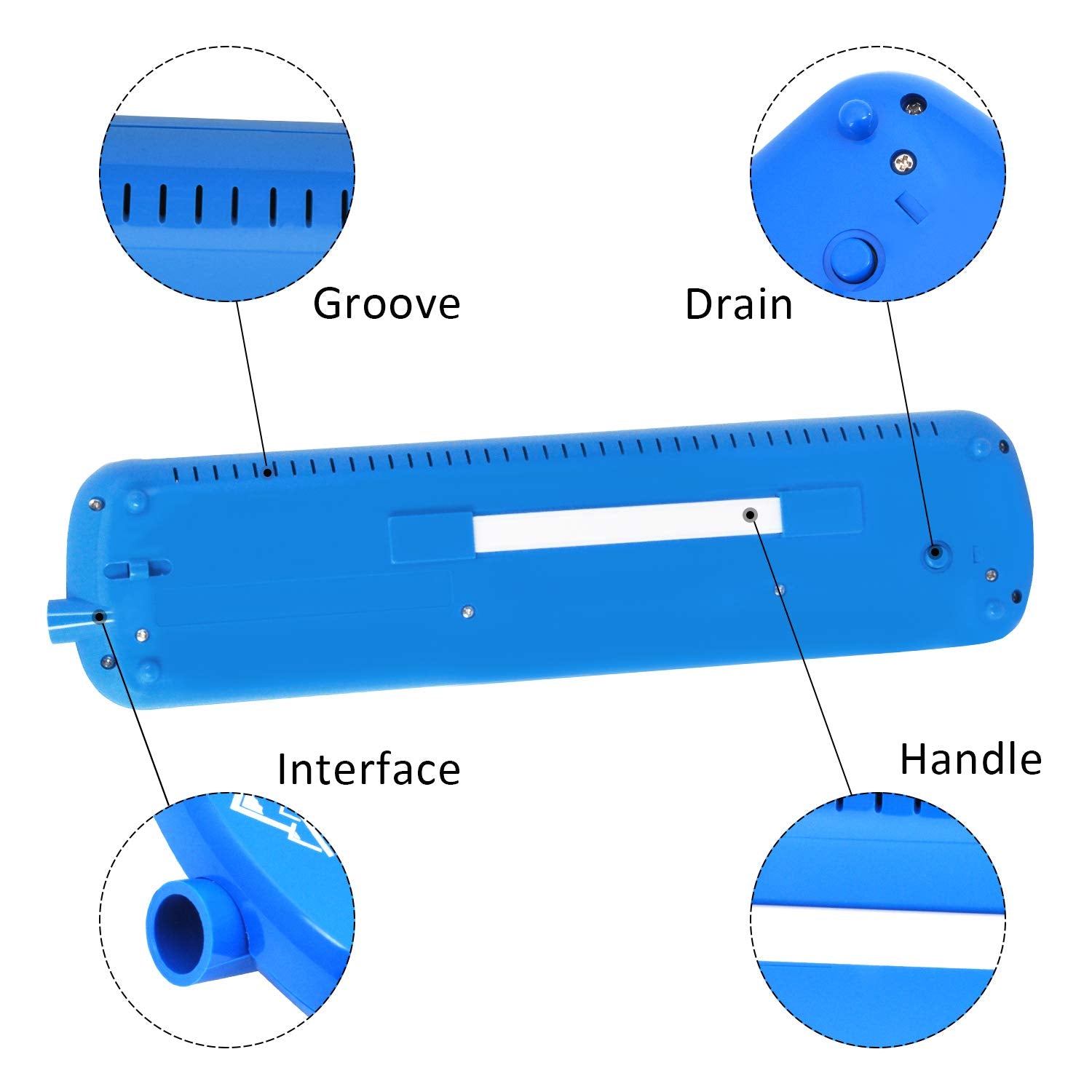 Eastrock 37 Key Melodica Instrument Keyboard Soprano Piano Style With Mouthpiece Tube Sets And Carrying Bag For Beginners Adults