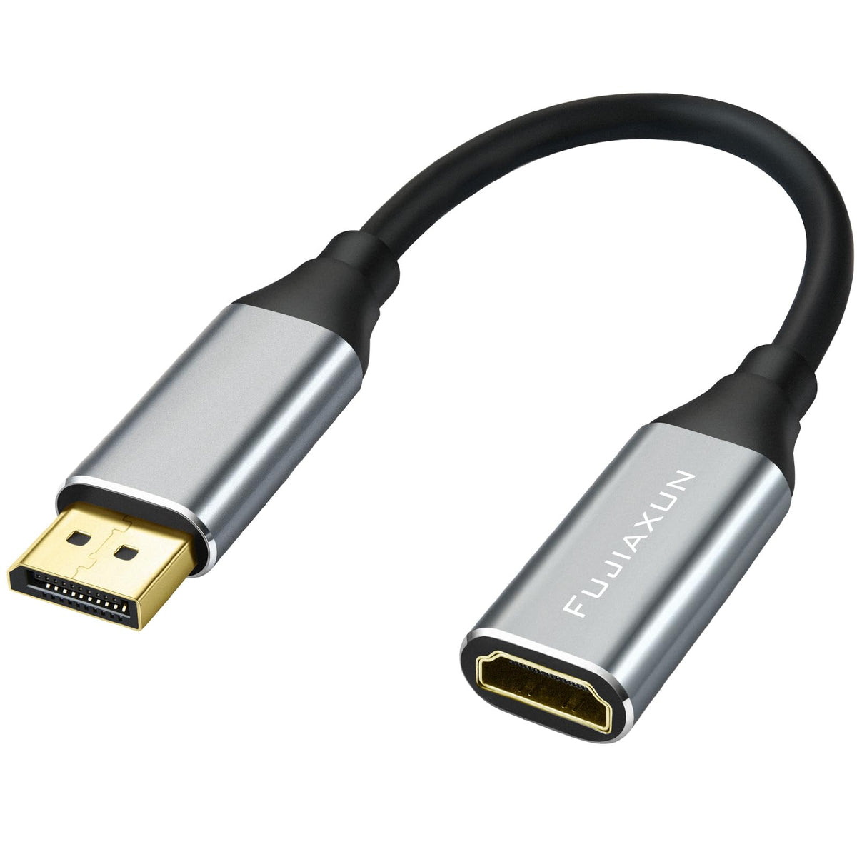 Displayport 1.4 To Hdmi 2.1 Adapter Cable 0.65Ft,Support 8K@60Hz 4K@120Hz Directional Compatible With Displayport Pc And Hdmi Di