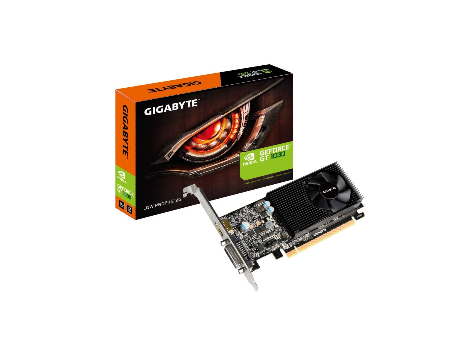 Gigabyte Gv N1030D4 2Gl Geforce Gt 1030 Low Profile D4 2G Computer Graphics Card