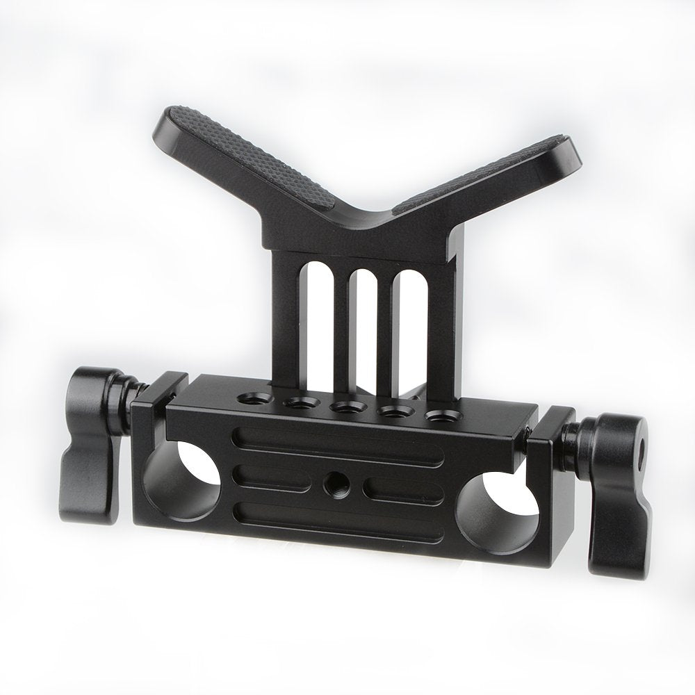 Camvate Lens Support 15Mm Rod Clamp Rail Block For Dslr Rig Rod Support Rail System   1108