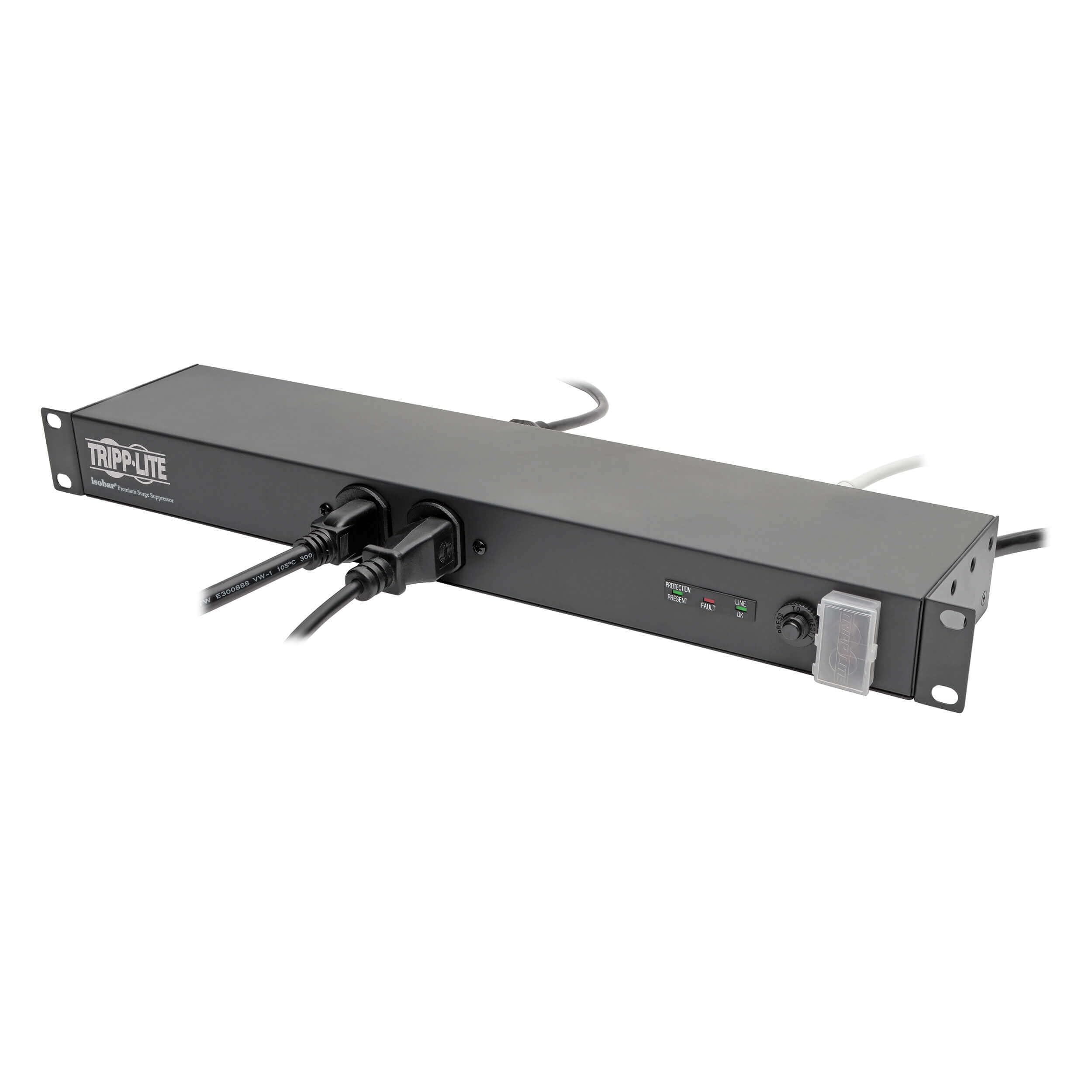 Tripp Lite Isobar Surge Protector Rackmount 12 Outlet 15' Cord Metal 1Urm Model Ibar12