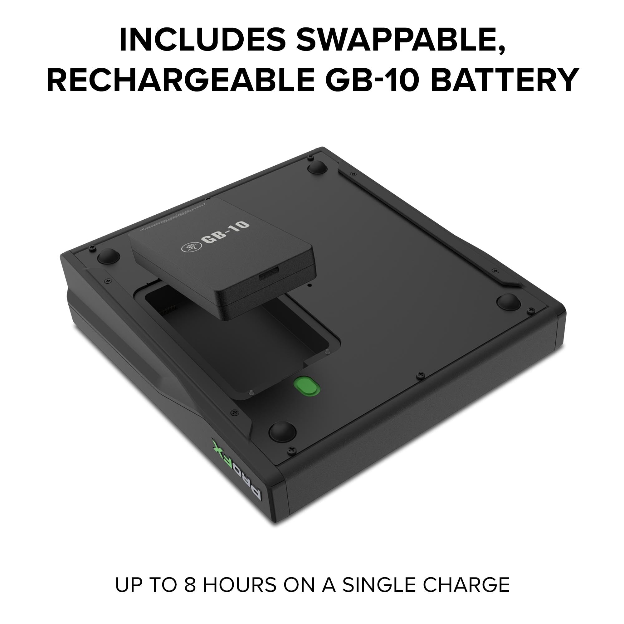 Mackie Profx10 Go Battery Powered 10 Channel Mixer With Usb And Enhanced Effects