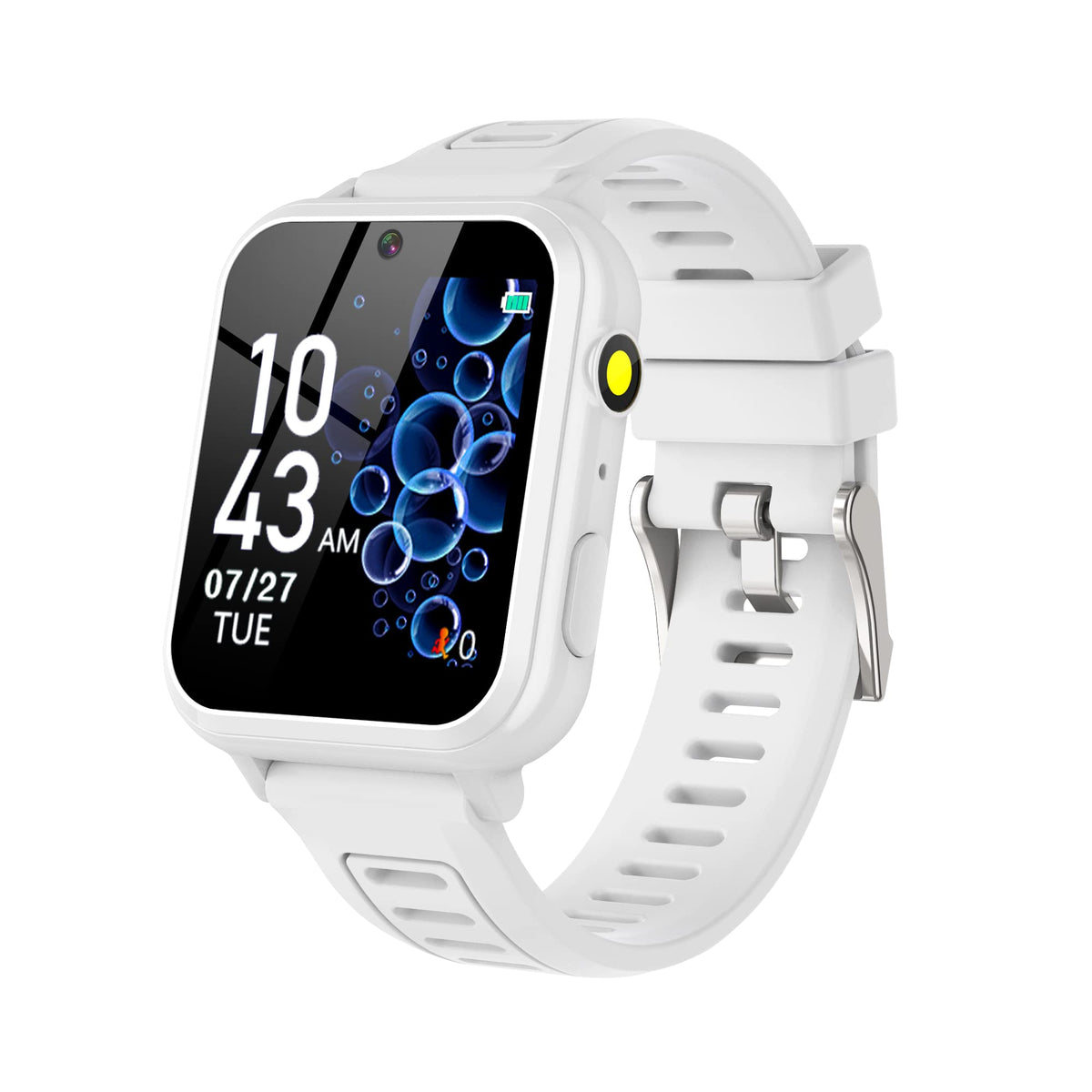 Phyulls Kids Smart Watch Gift For Girls Age 4-12, Smart Watch For Kids With 26 Games Hd Touch Screen Kids Watches Camera Video M