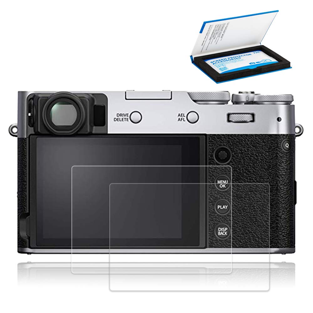 Jjc 2 Pack Camera Screen Protector For Fujifilm X100Vi X100V X T4 X E4 Camera, Ultra Thin Anti Fingerprint Anti Scratch 9H Hardn