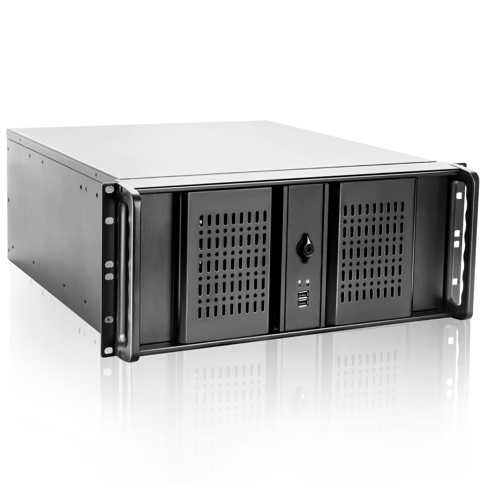 4U Rackmount Server Chassis With 6 X 5.25 Front Bays + 1 X 3.5 + 4 X 2.5 Bays