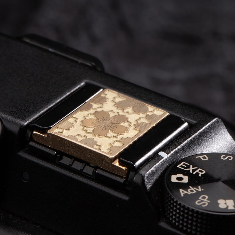 Camera Hot Shoe Cover,Sakura Hot Shoe Cover Camera Shutter Button For Xe4/Xt5/Xpro2/Xa7/X100V/X100F/Xa5/Xe3 (Sakura Style Hot Sh