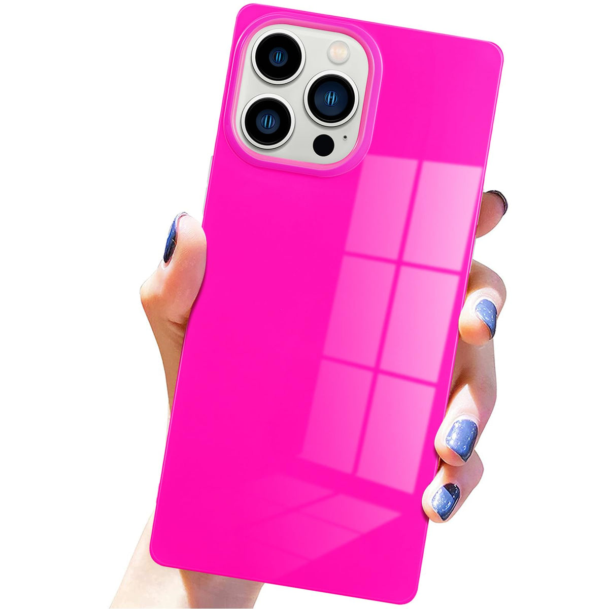 Pevezeda Case Compatible With Iphone 13 Pro Max 6.7 Inch 2021, Bright Fluorescence Soft & Flexible Tpu Shockproof Protective Cov