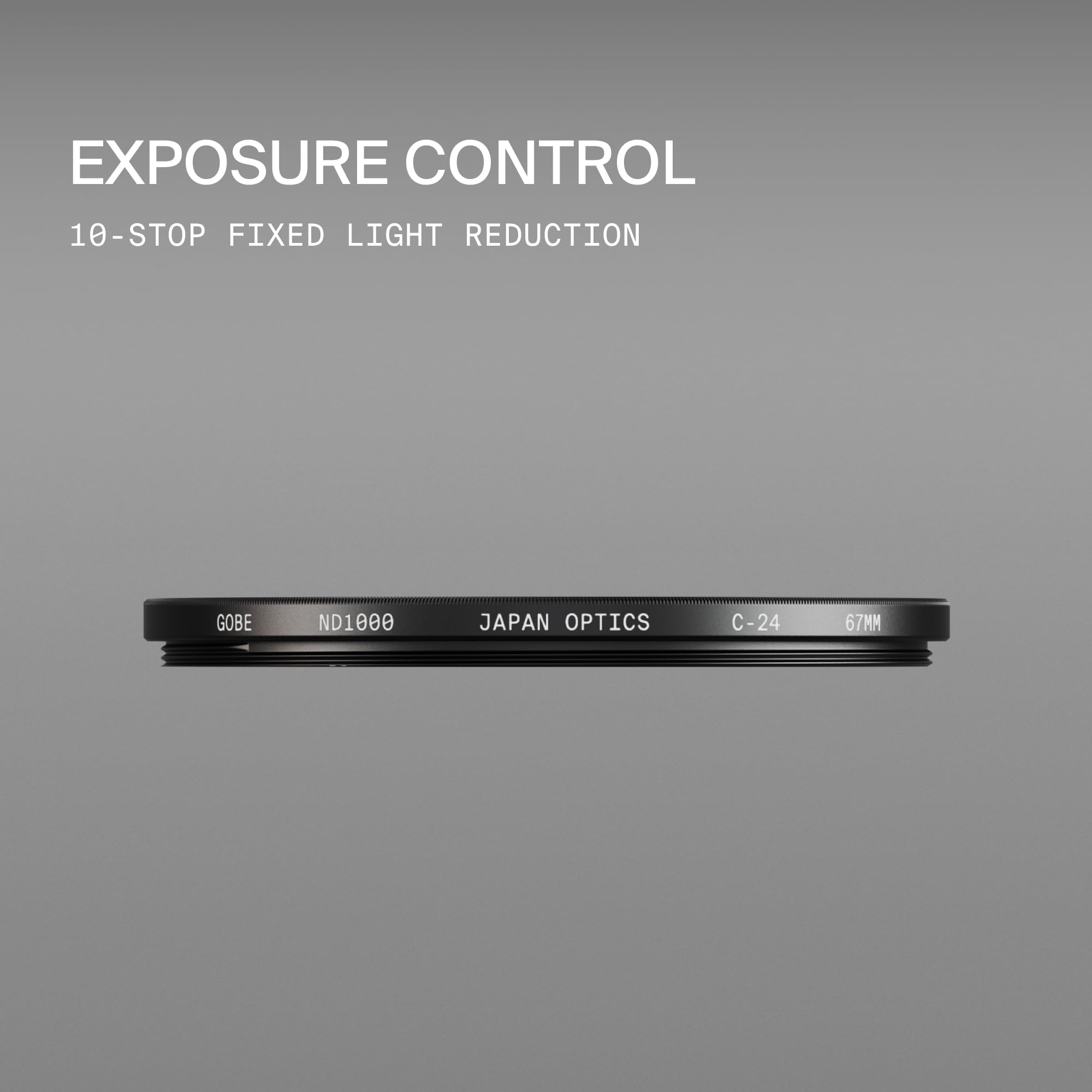 Gobe 95Mm Nd1000 (10 Stop) Nd Lens Filter