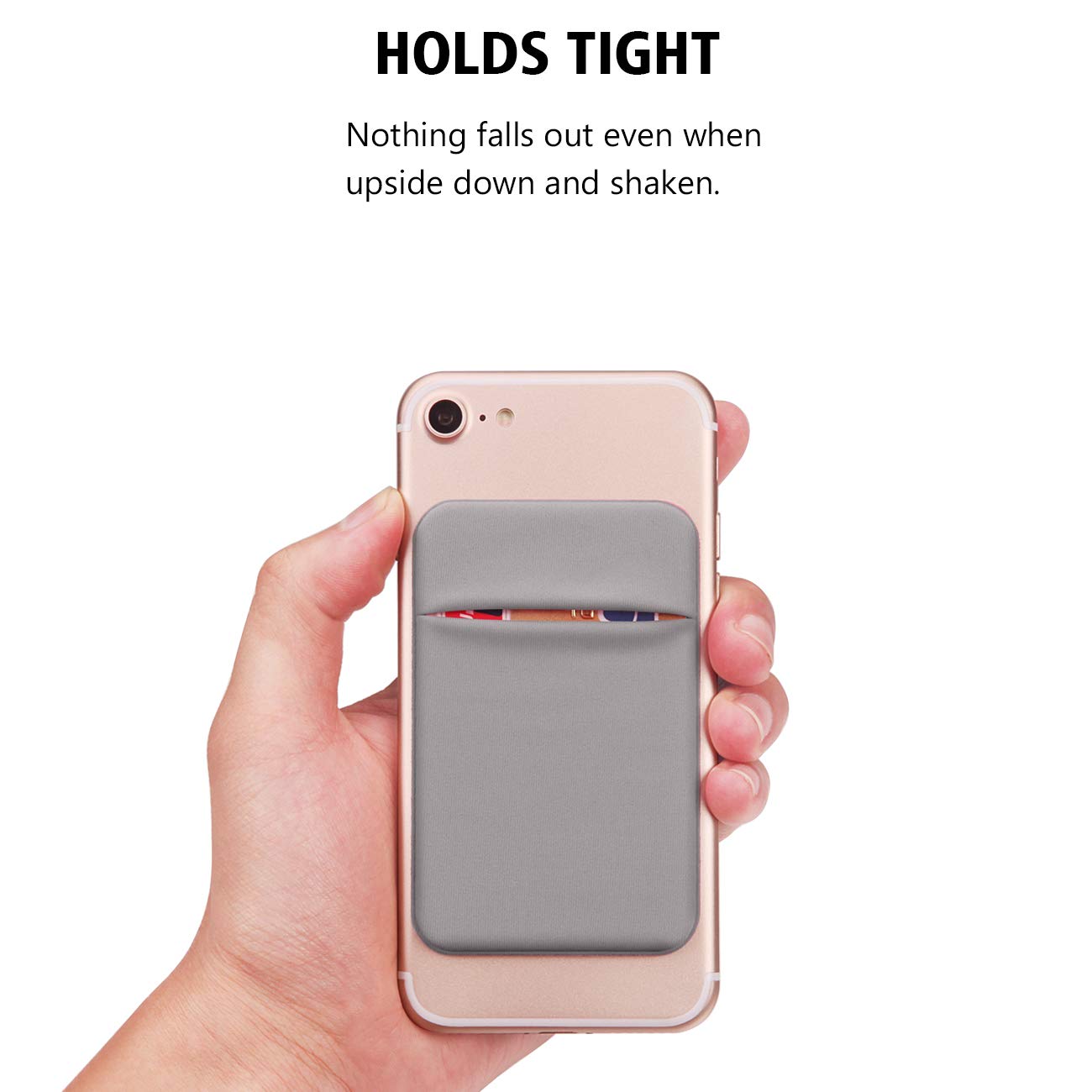 Obvis Cell Phone Pocket Self Adhesive Card Holder Stick On Wallet Sleeve With Adhesive Rfid Card Id Credit Card Atm Card Holder