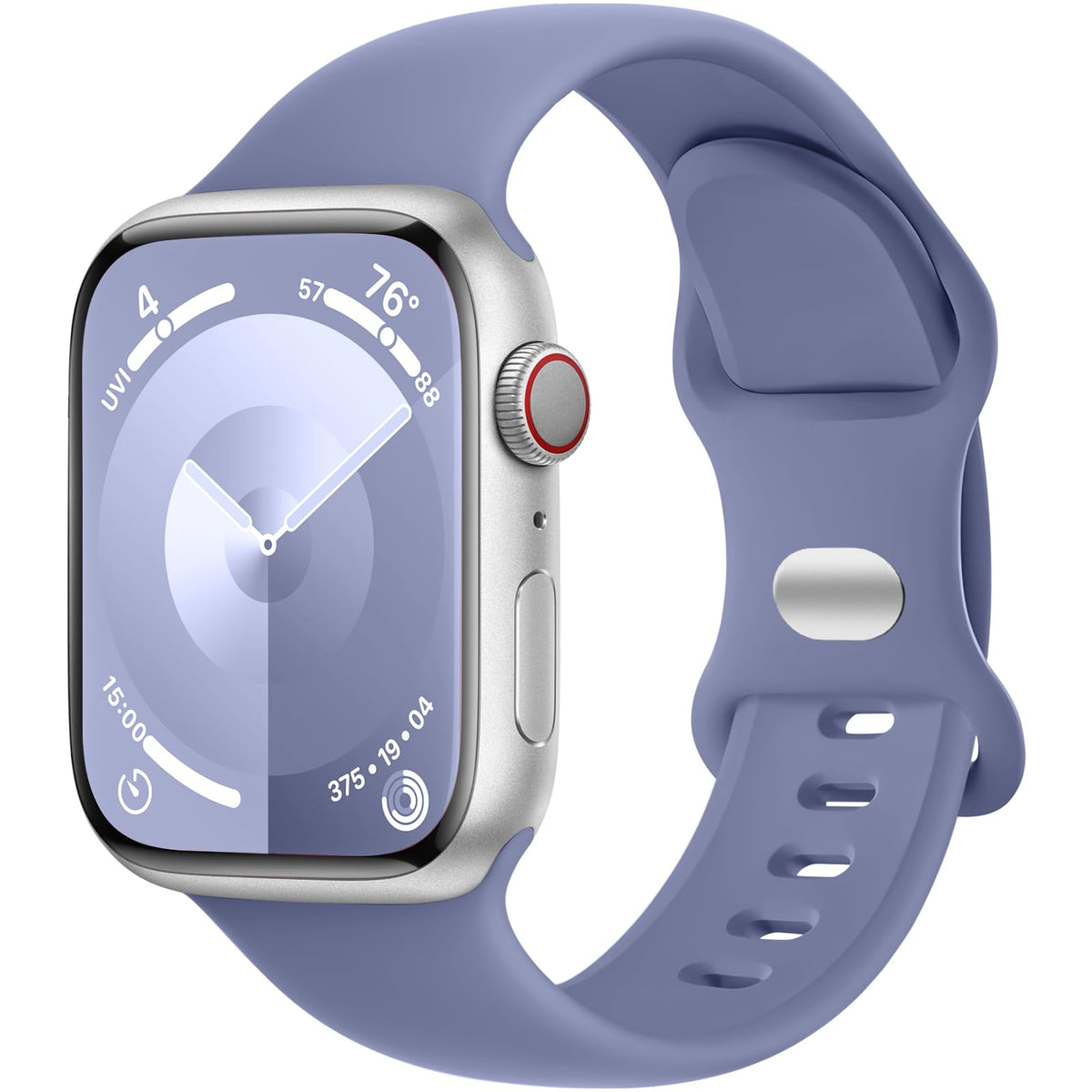 Daqin Soft Silicone Band Compatible With Apple Watch Band 46Mm 45Mm 44Mm 49Mm 42Mm Women Men, Waterproof Sport Iwatch Bands Repl