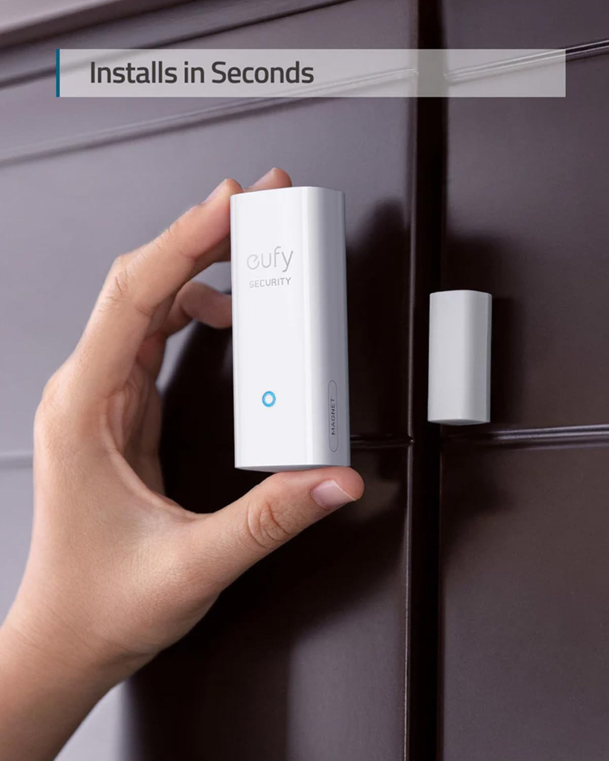 Eufy Security Entry Sensor, Detects Opened And Closed Doors Or Windows, Door Monitoring, Sends Alerts, Triggers Siren, 2 Year Ba