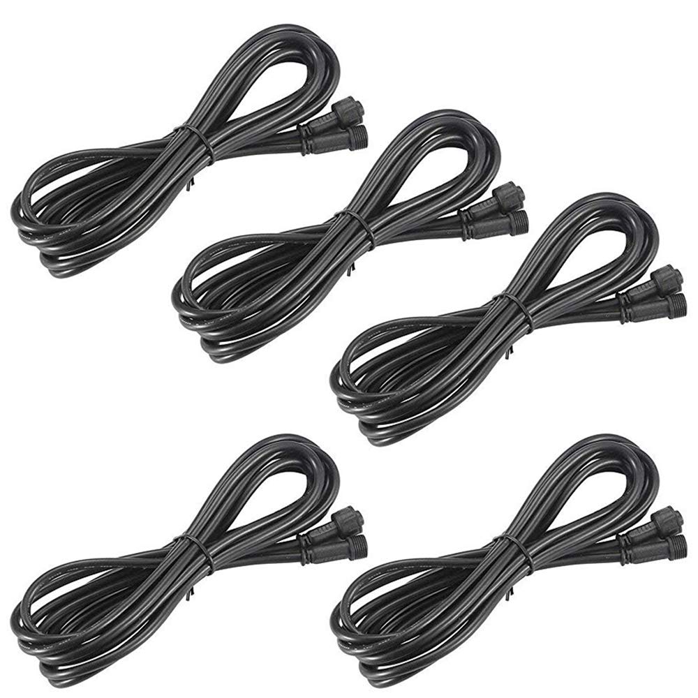 Sumaote 9.84Ft 3M 5Pin Extension Cable Wire With Male And Female Connectors At Both Ends For Rgbw Color Led Deck Light (5 Pin, 9