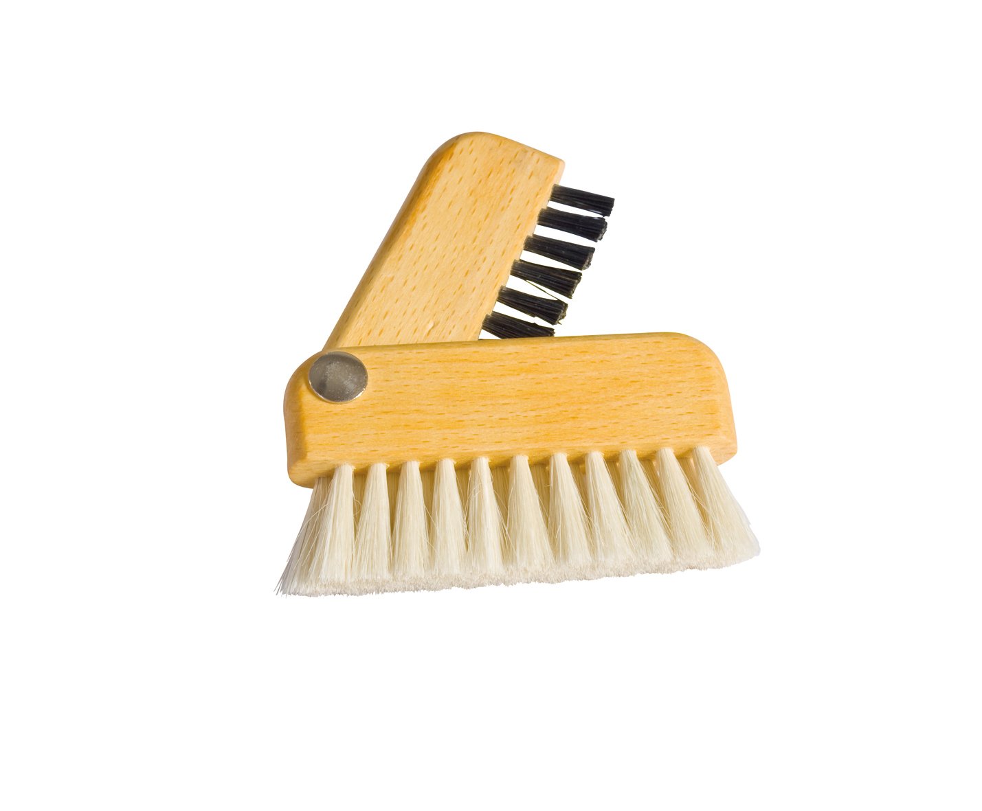 Redecker Goat Hair/Natural Pig Bristle Laptop Brush With Oiled Beechwood Handle, 3 Inches