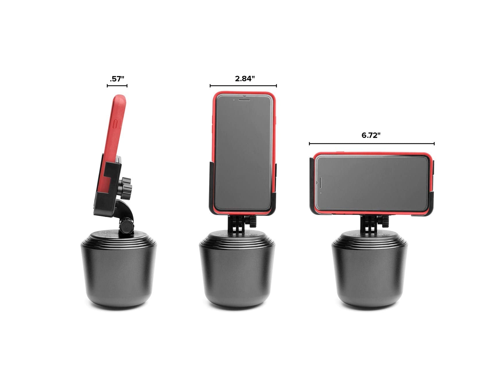 Weathertech Cupfone Two View - Adjustable, Universal Cup Holder Phone Mount Car & Truck Accessory - Best Design For Iphone & Sma