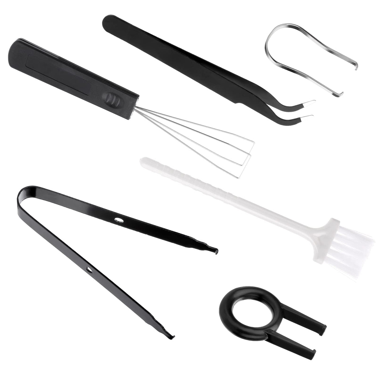 Cobee Keycap Remover Tools Kit, 6 Pieces Keycap Switch Puller Keyboard Cleaning Set Key Caps Removal Tool Keycap Tweezers For Me