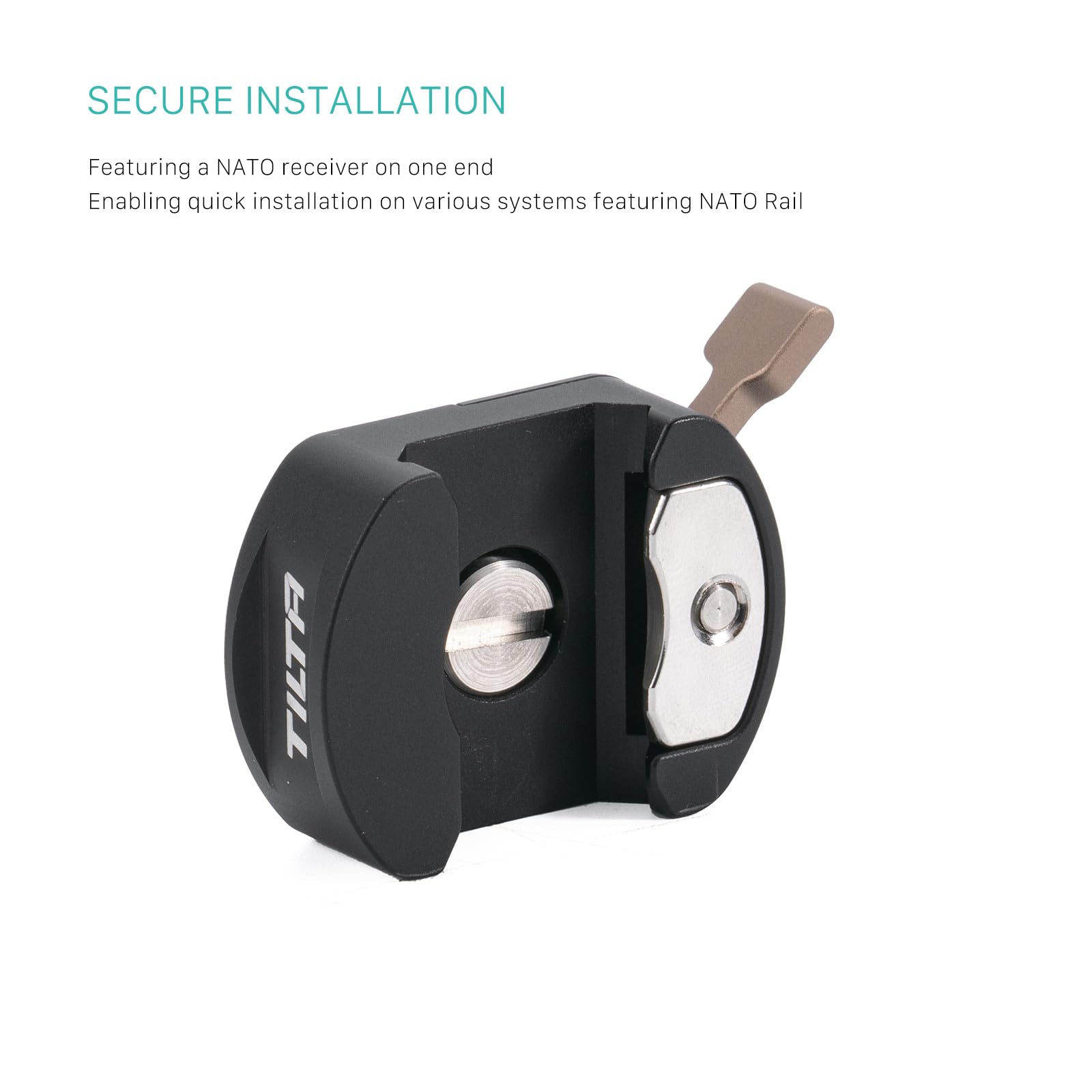 Tilta Nato To Rosette Adapter � Black | Universal | Lightweight & Durable | Ta Nato Ra B