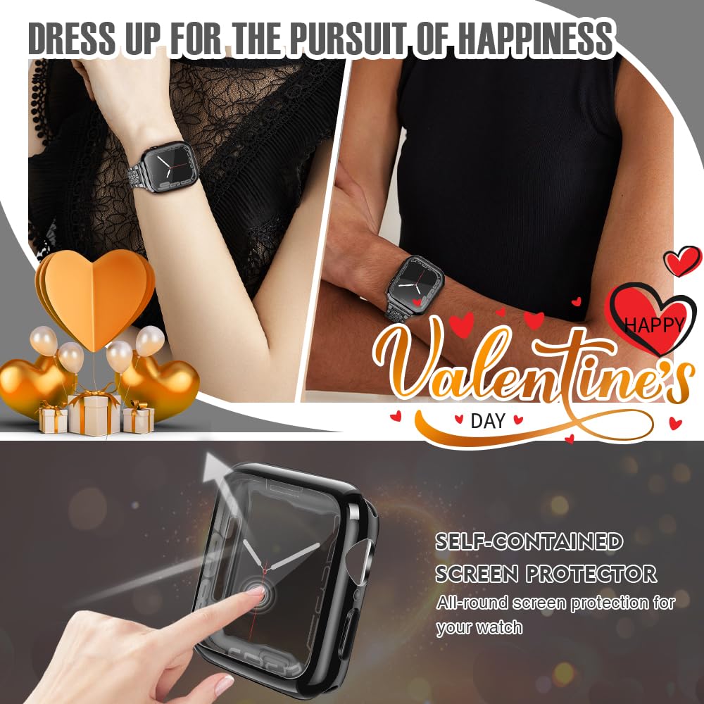 Top4Cus 45Mm Cover Soft Tpu Anti Scratch Lightweight 45Mm Iwatch Case All Around Screen Protector, Optional Cases Compatible Wit