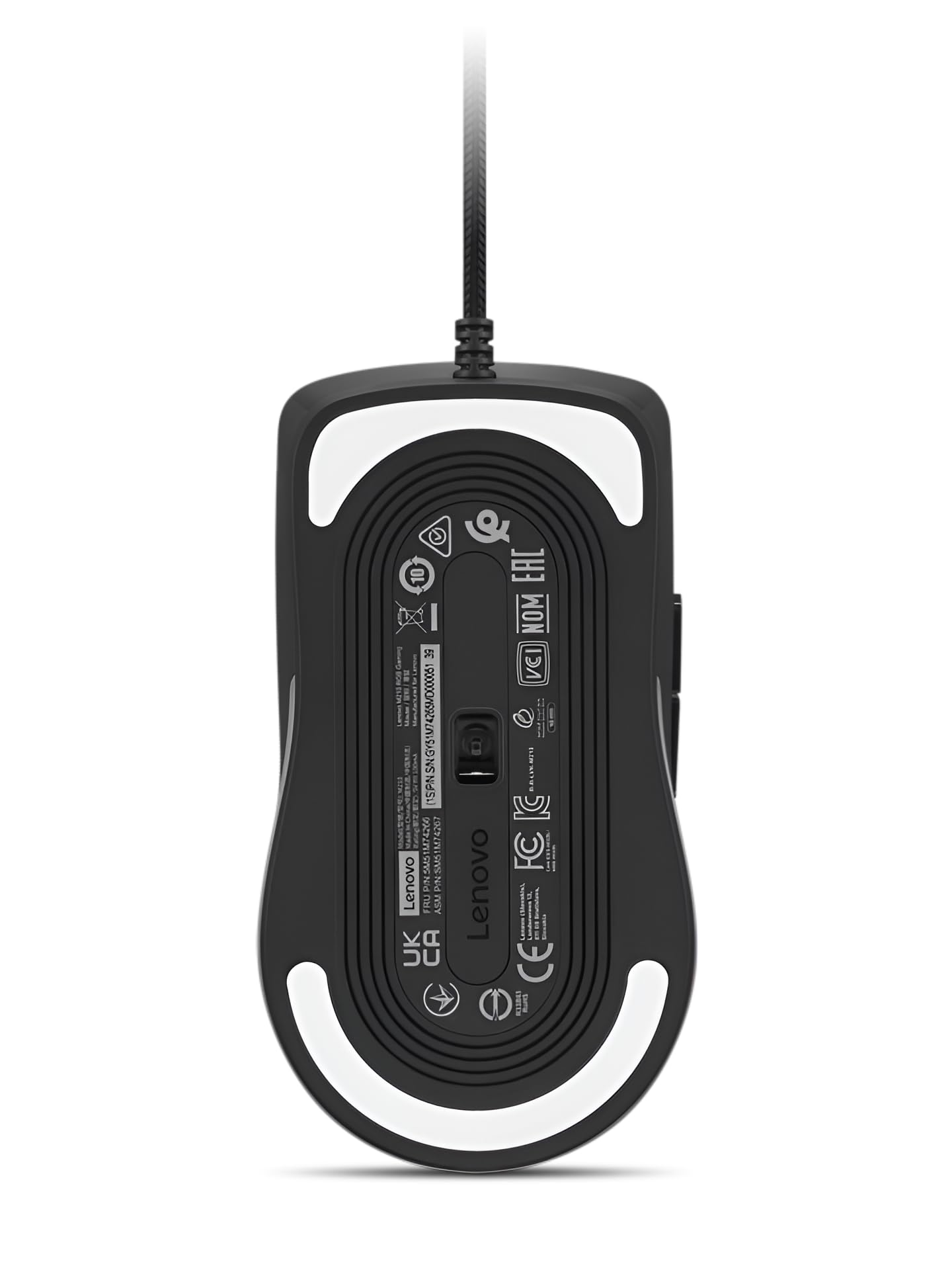 Lenovo M210 Rgb Wired Gaming Mouse For Pc, Laptop, Computer With Windows & Chrome Os - 3 Zone Rgb, 8000 Dpi Adjustable Sensor, 7