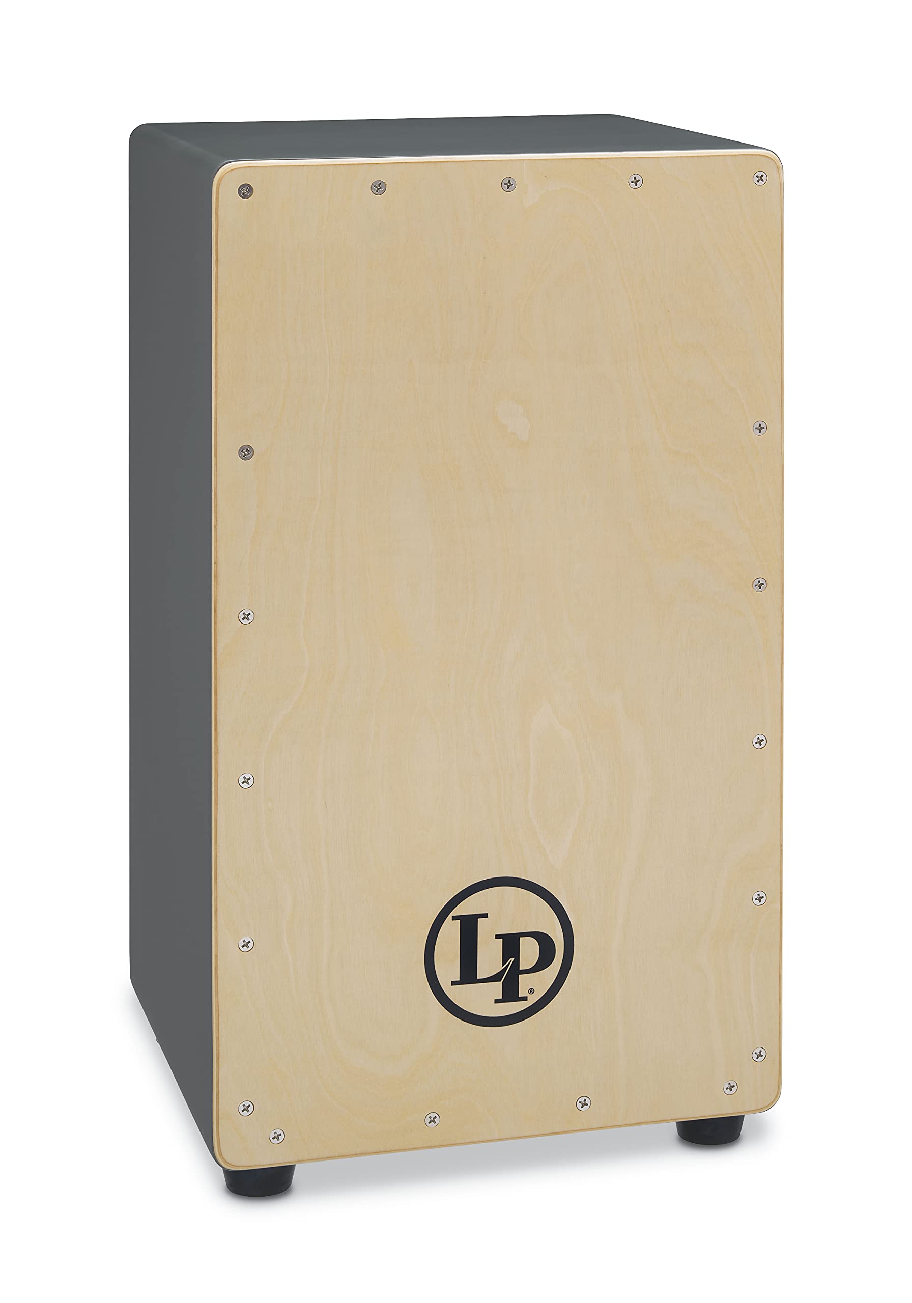 Latin Percussion Box Wire Cajon With Natural Faceplate, Gray (Lp1428Nyg)