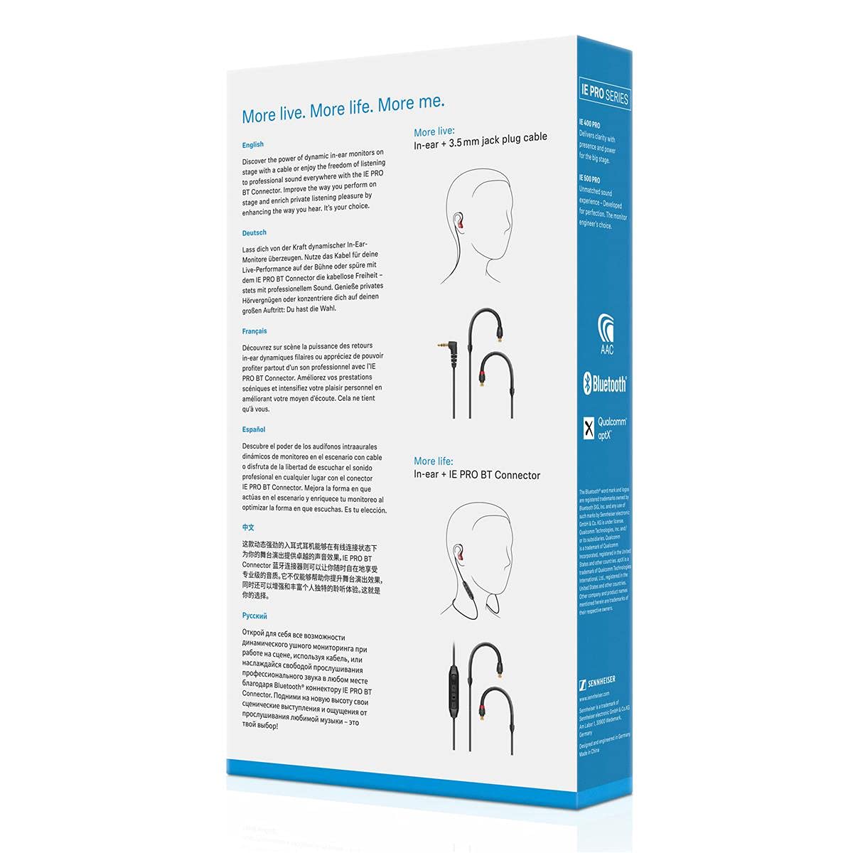 Sennheiser In- Ear Audio Monitor, Red, Wireless (509173)