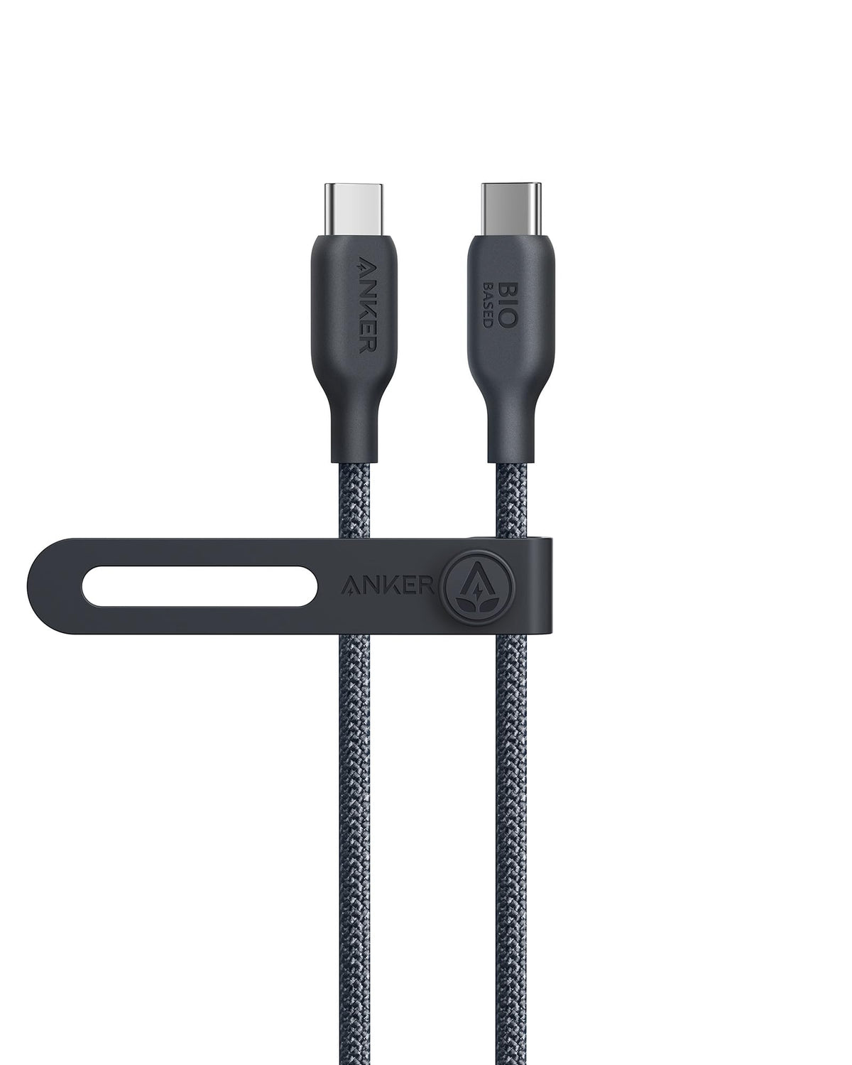 Anker Usb C To Usb C Cable (240W, 3 Ft), Bio Braided Usb C Charger Cable, Fast Charge For Iphone 15/15 Pro, Macbook Pro 2020, Ip