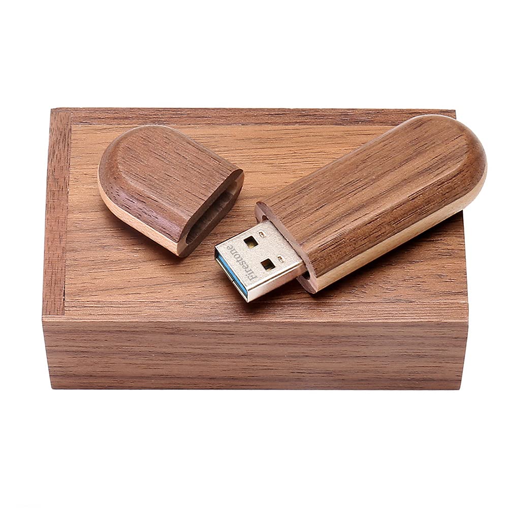 Usb Flash Drive Two Tone Color Wood Usb 3.0 Memory Stick Pen Drives With Wooden Box (32Gb 3.0)