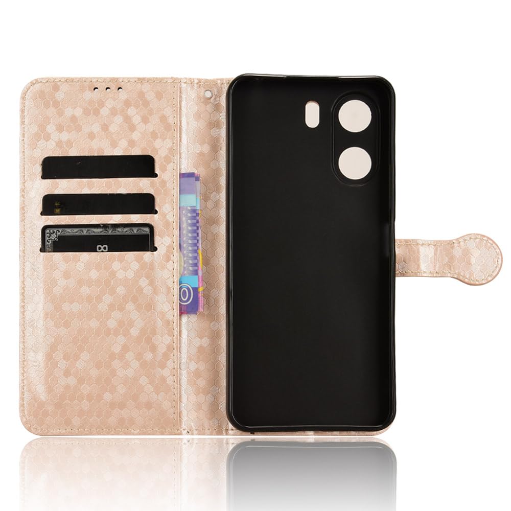 Kukoufey Leather Case Compatible With Xiaomi Poco C65 4G,Phone Case Pu Leather Phone Flip Cover Compatible With Xiaomi Redmi 13C