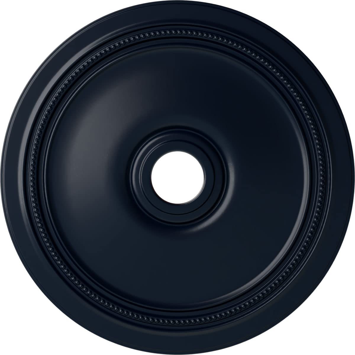 Ekena Millwork CM24DIMDF Diane Ceiling Medallion, 24OD x 3 5/8ID x 1 1/4P (Fits Canopies up to 6 1/4), Hand-Painted Midnight Dre