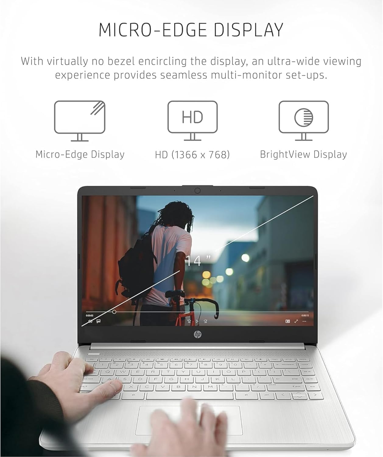 Hp 2024 Flagship 14'' Laptop With Free Ai-Powered Microsoft 365 | 32Gb Ram | 2Tb (1Tb Pcei Ssd & 1Tb Cloud) | Intel 4-Core Proce