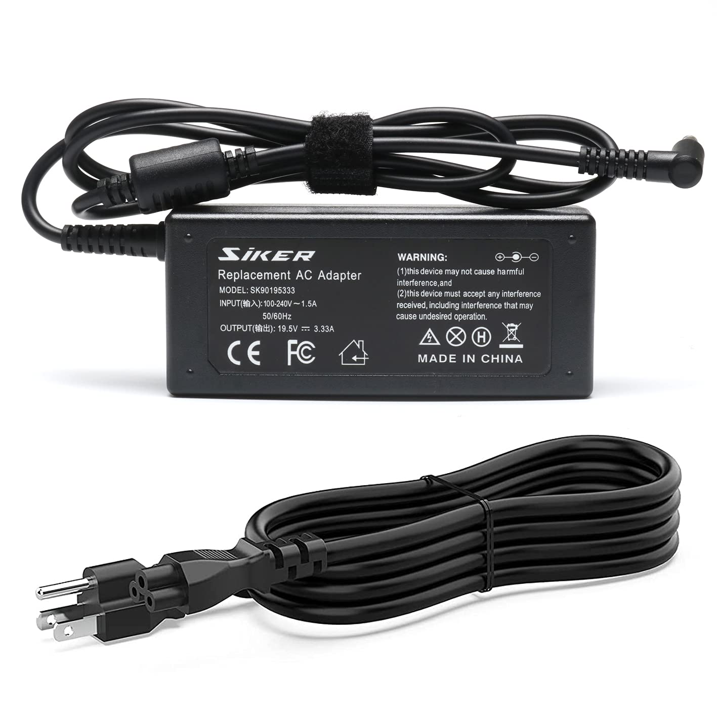 19.5V 3.33A 65W Replacement Ac Power Adapter Charger For Hp Chromebook 14 Series Notebook Pc,Hp Pavilion 15 Series Notebook Pc,F